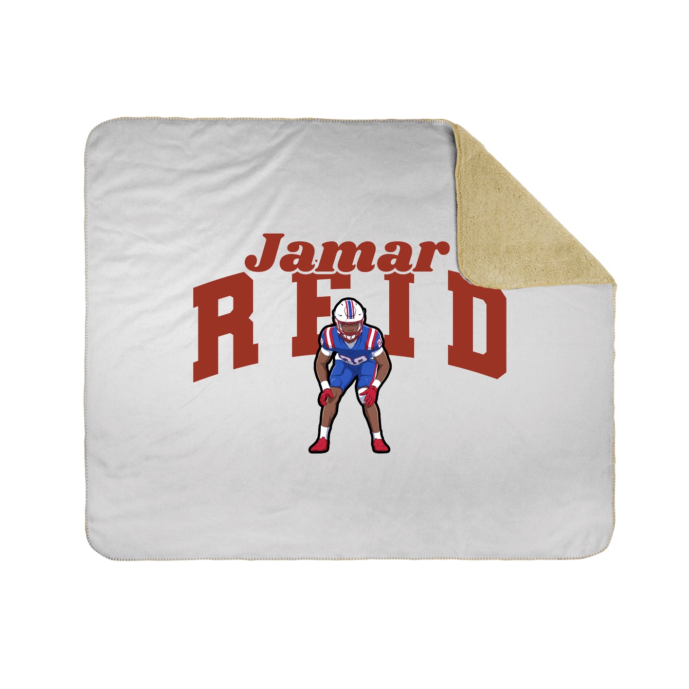 Throw Blanket — Signature Arch in White