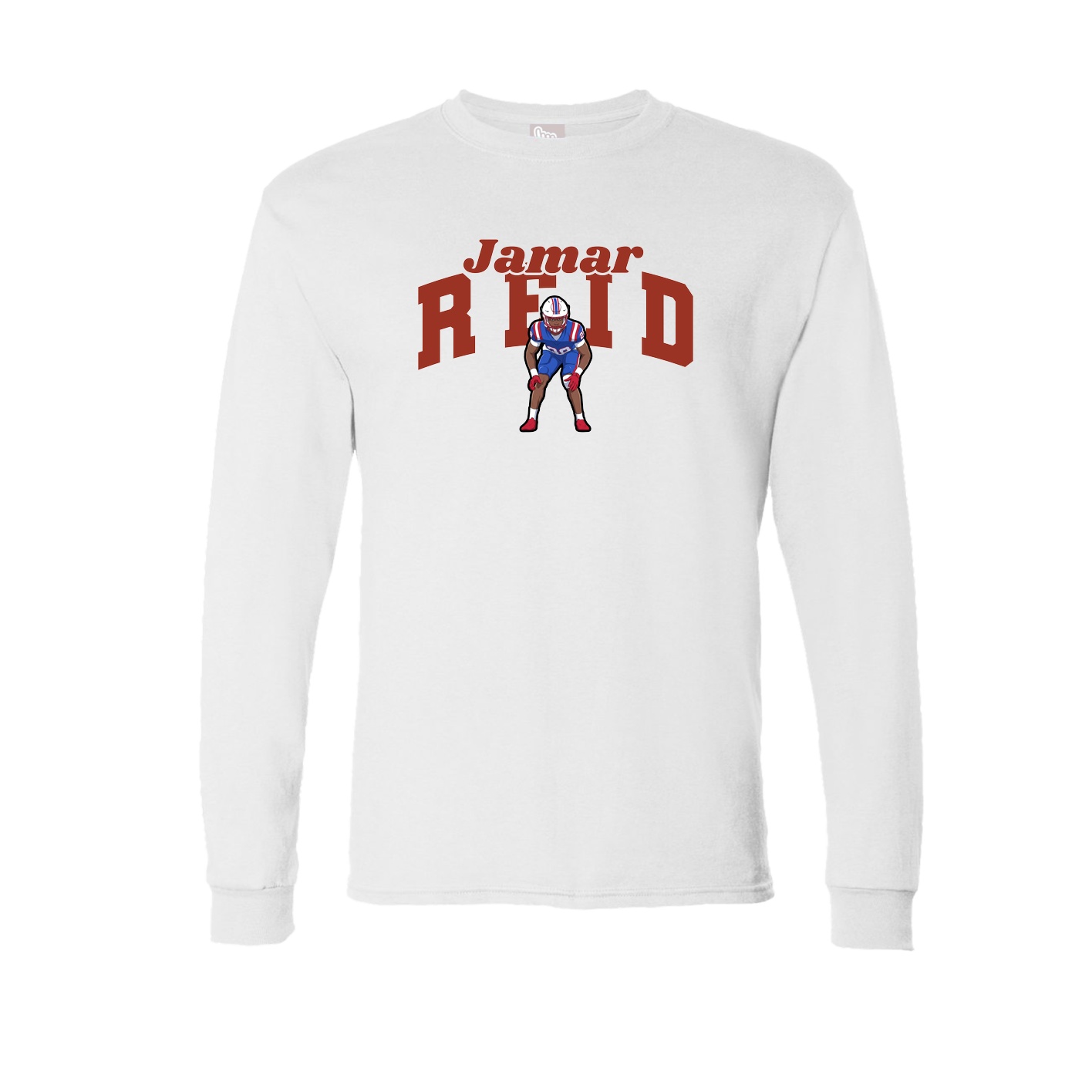 Long Sleeve Tee — Signature Arch in White