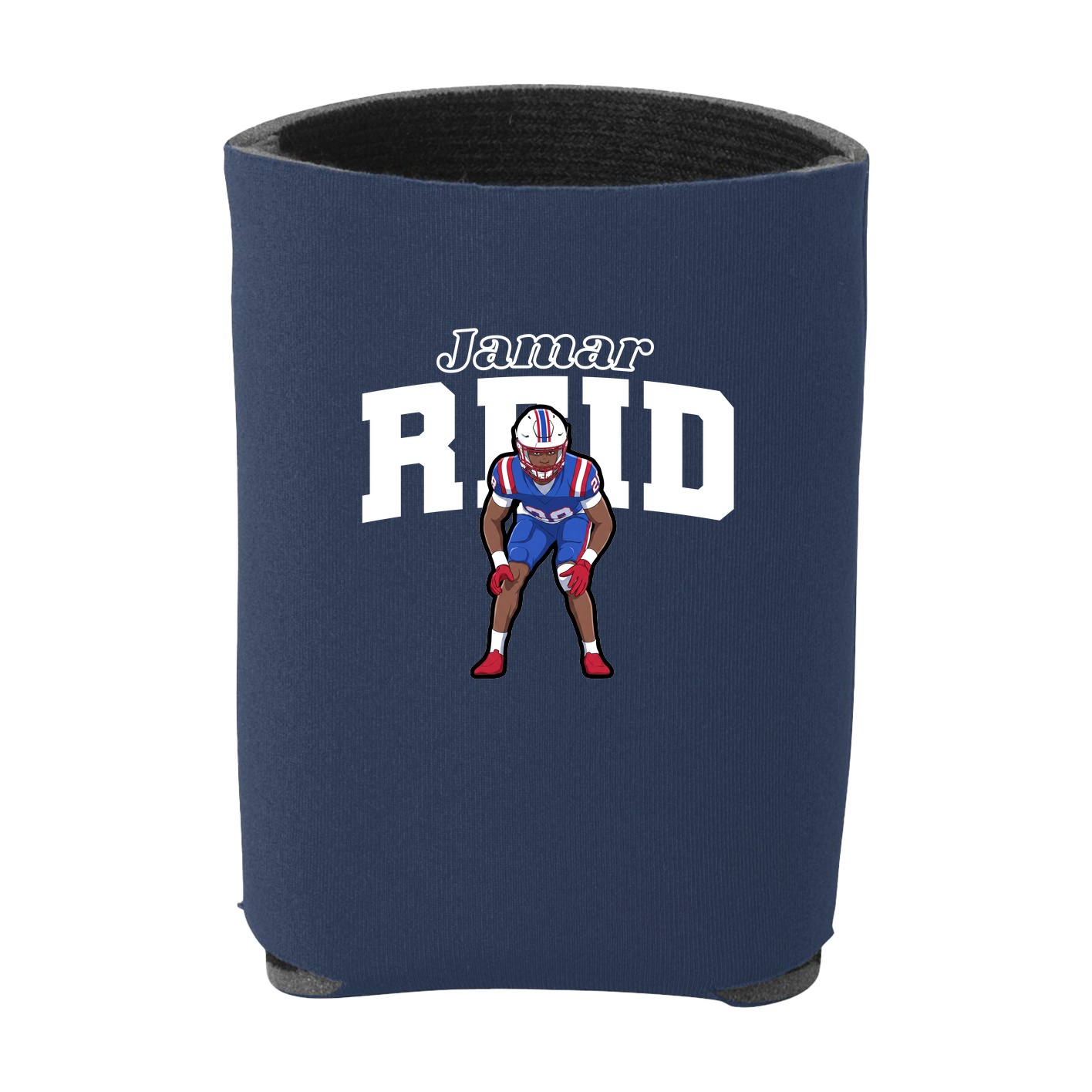 Can Holder — Name Arch in Navy