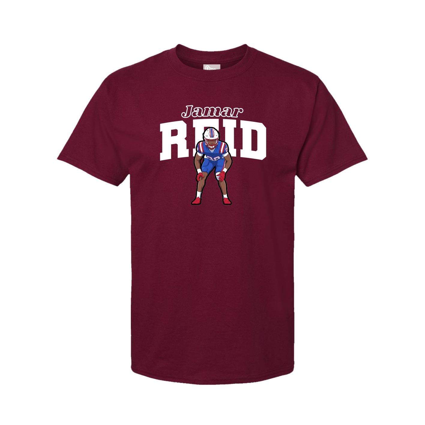Youth Tee — Name Arch in Cardinal