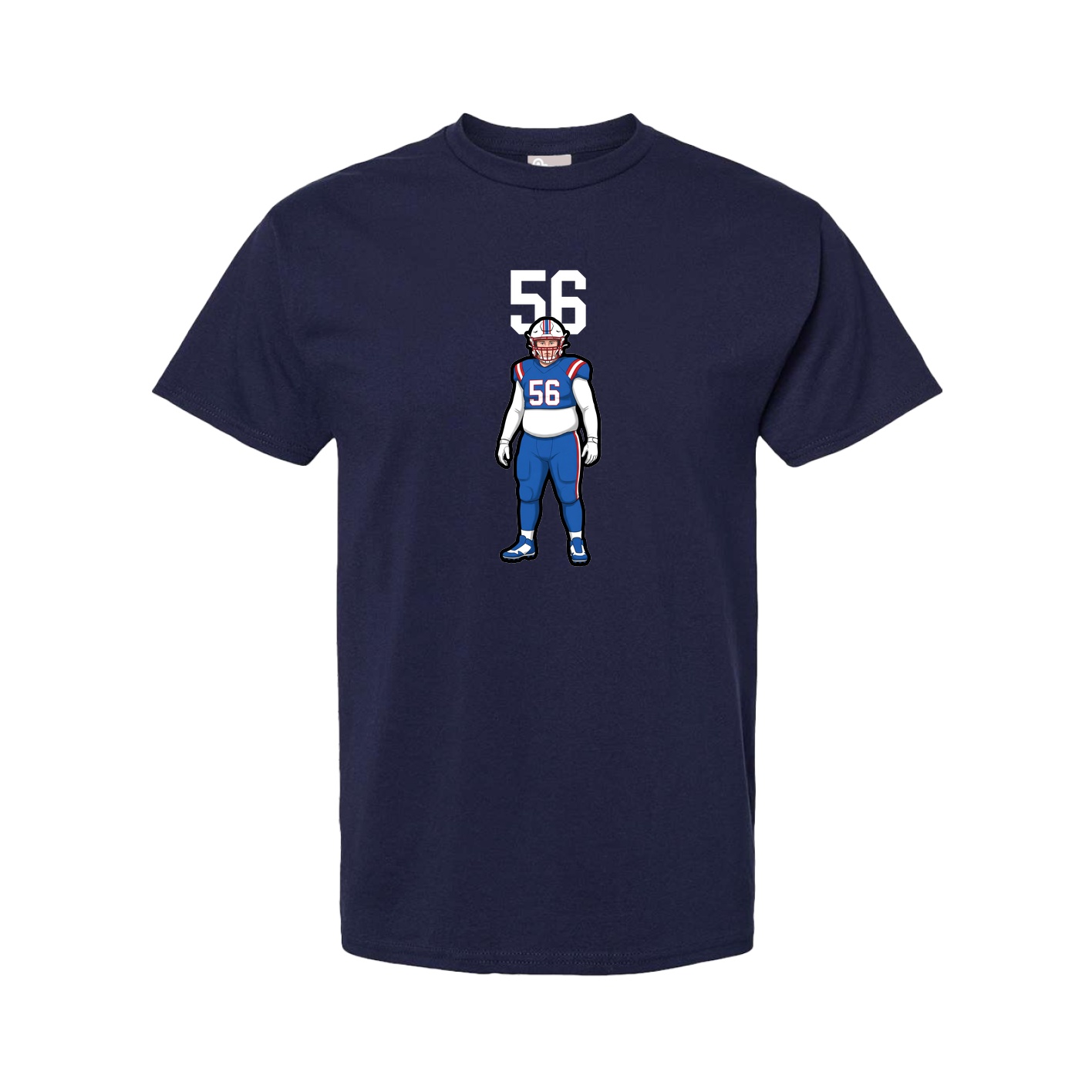 Tee — Number Top in Navy