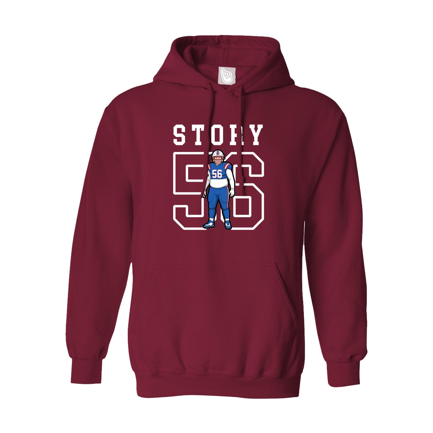 Hoodie — Shirsey in Cardinal