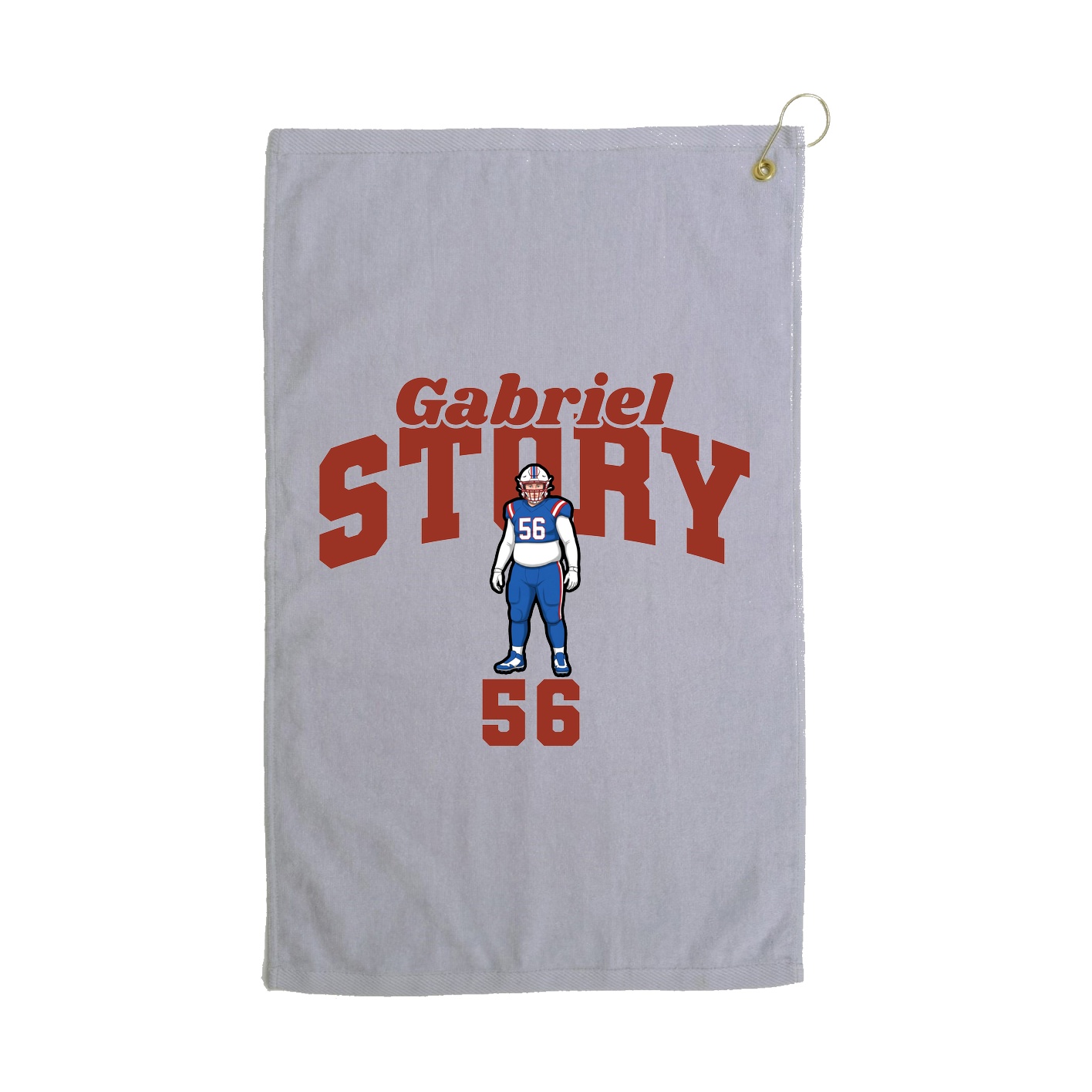 Golf Towel — Signature Arch in Grey