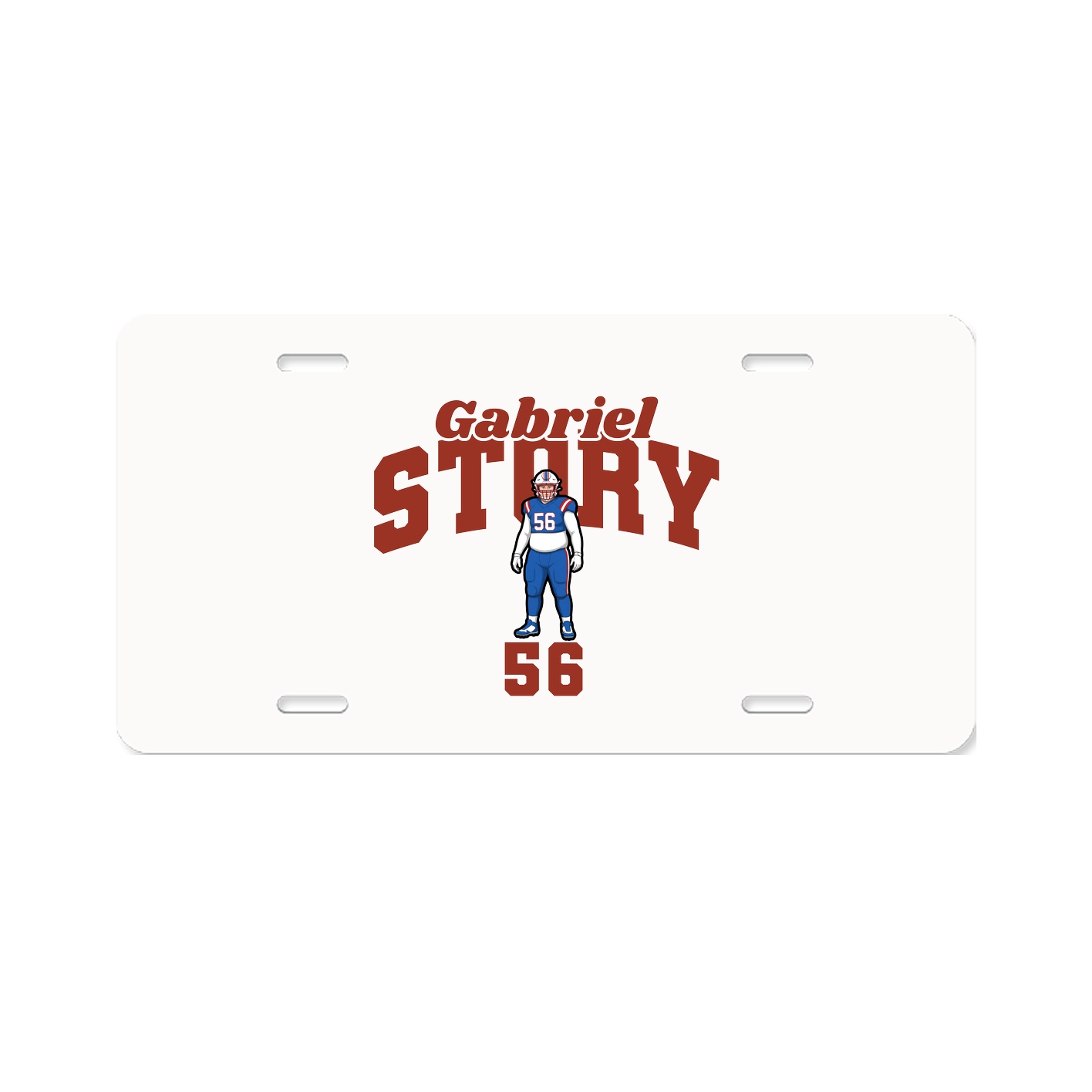 License Plate — Signature Arch in Classic