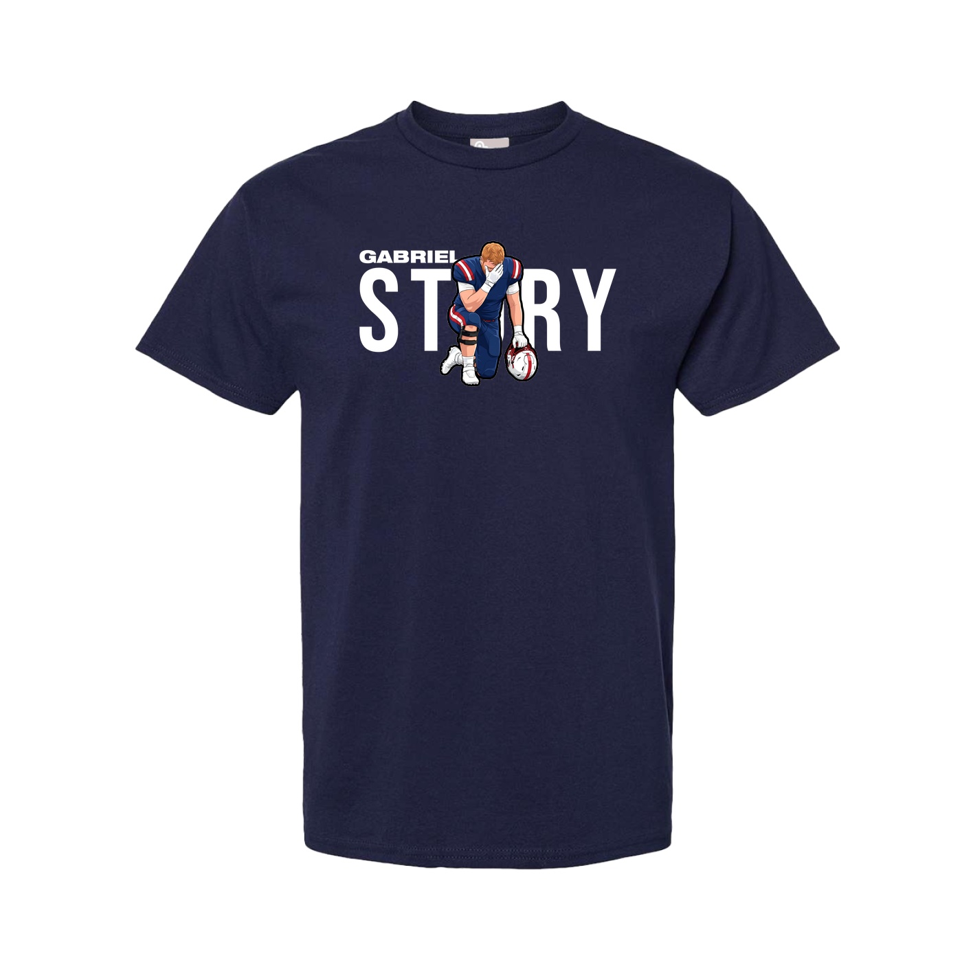 Youth Tee — Player Name in Navy