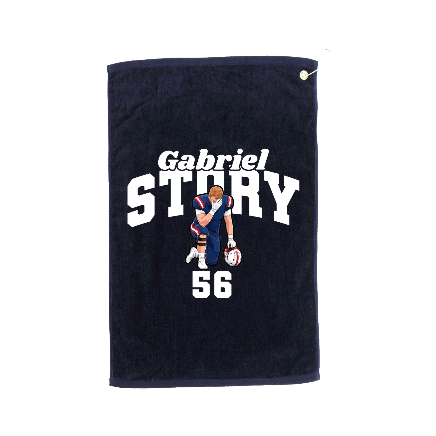Golf Towel — Signature Arch in Navy
