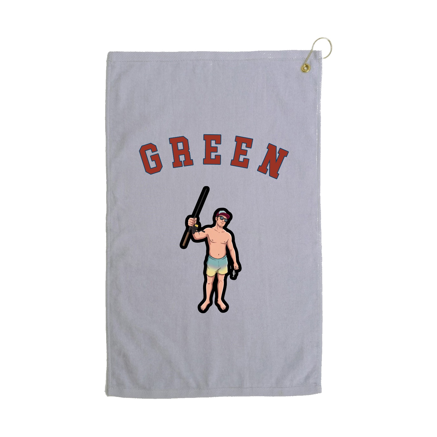 Golf Towel — Shirsey Arch in Grey