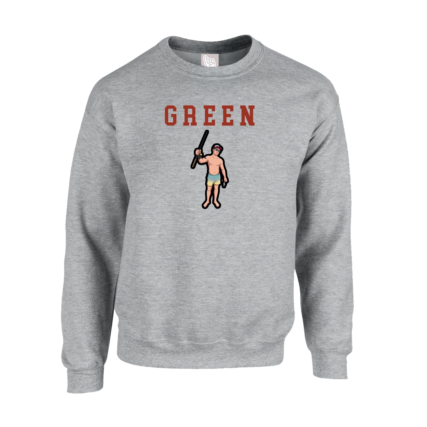 Fleece Crew — Shirsey in Grey