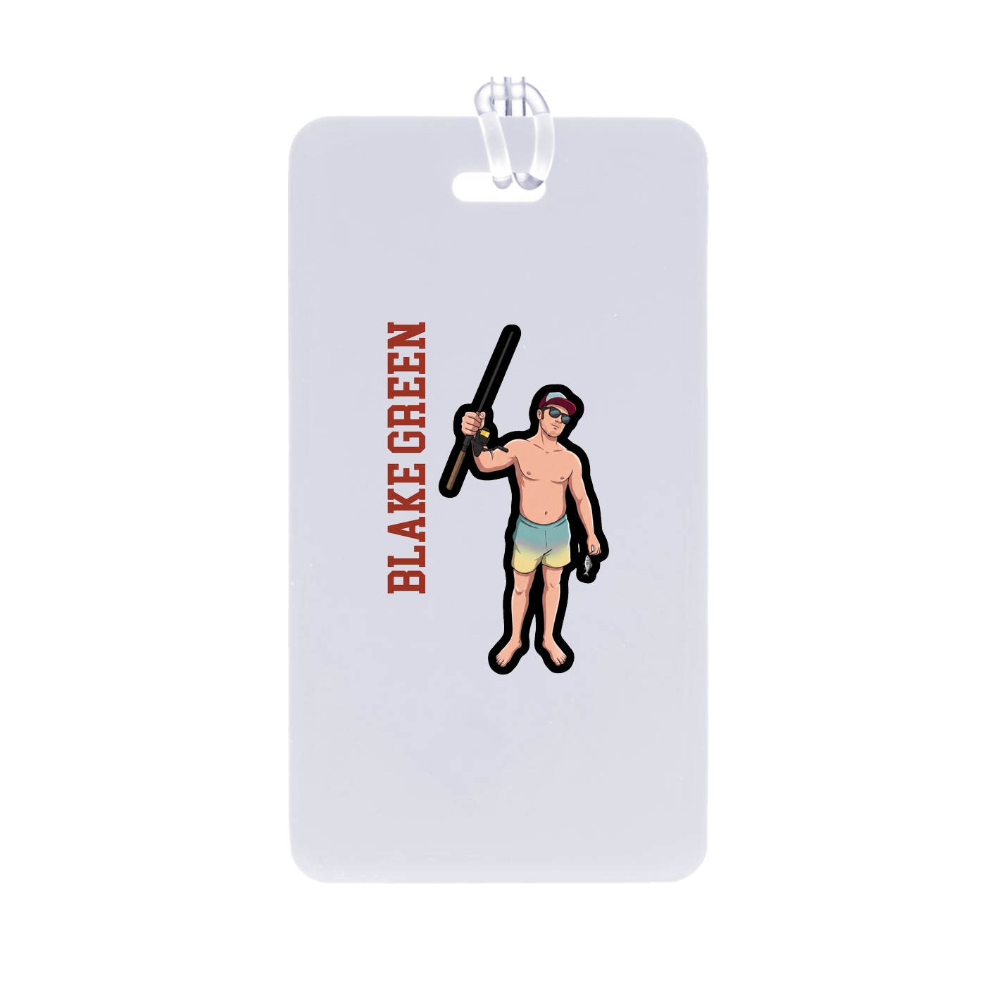Bag Tag — Name Vertical in Classic