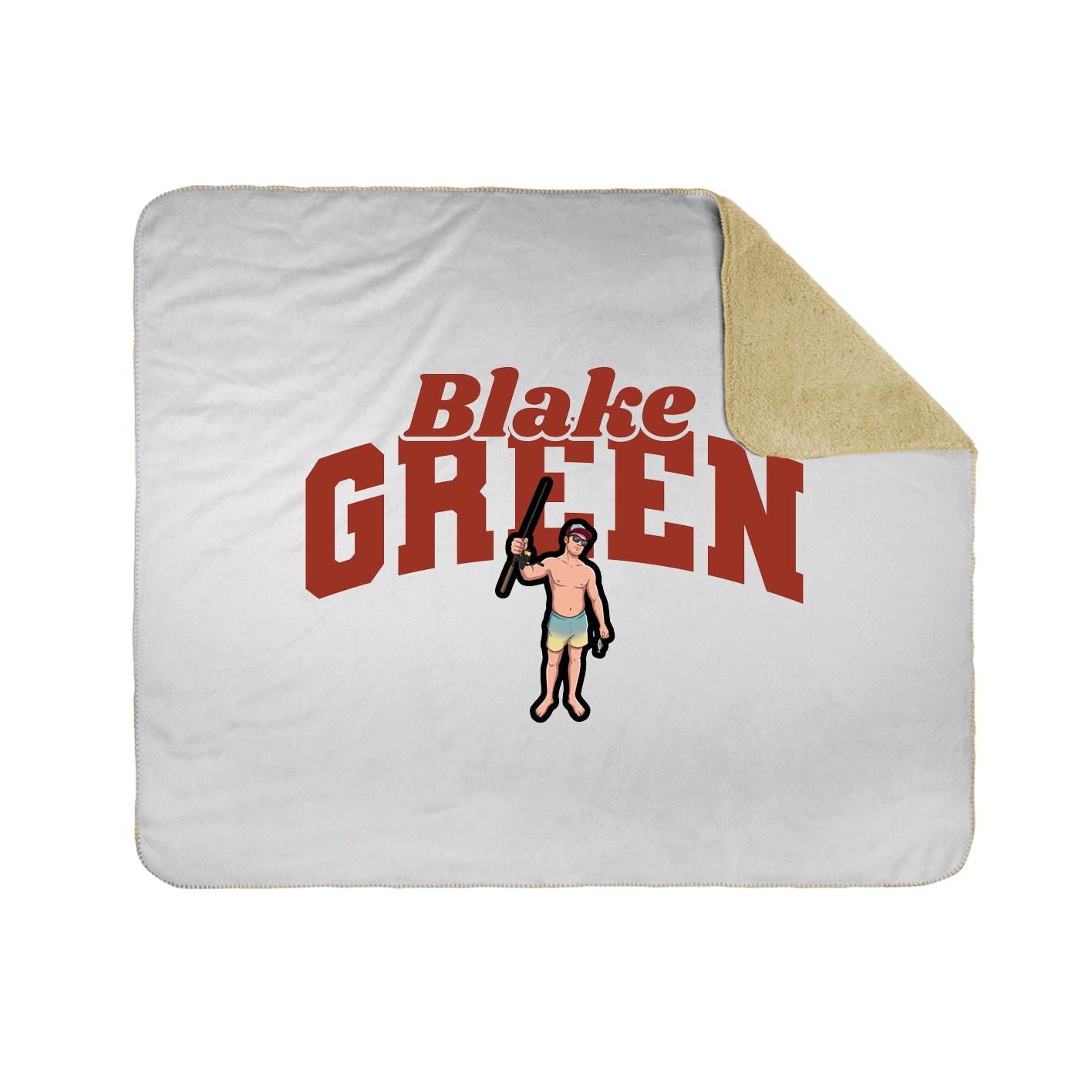 Throw Blanket — Signature Arch in White