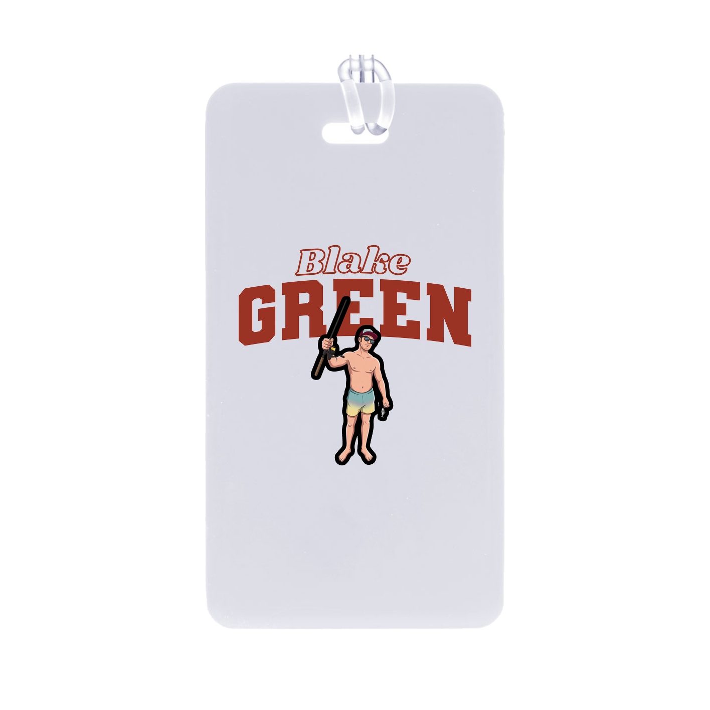 Bag Tag — Name Arch in Classic