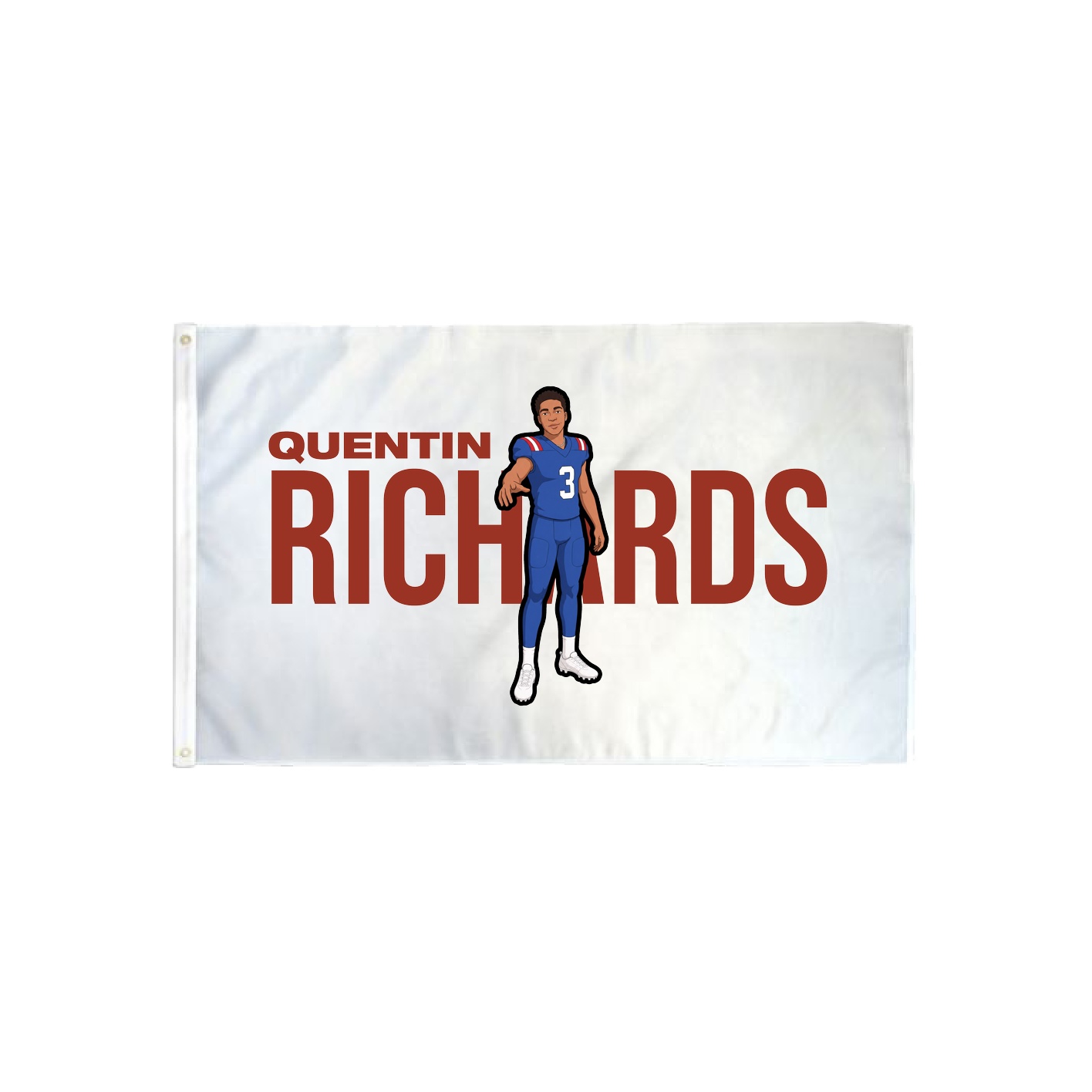 3x5 Flag — Player Name in Classic
