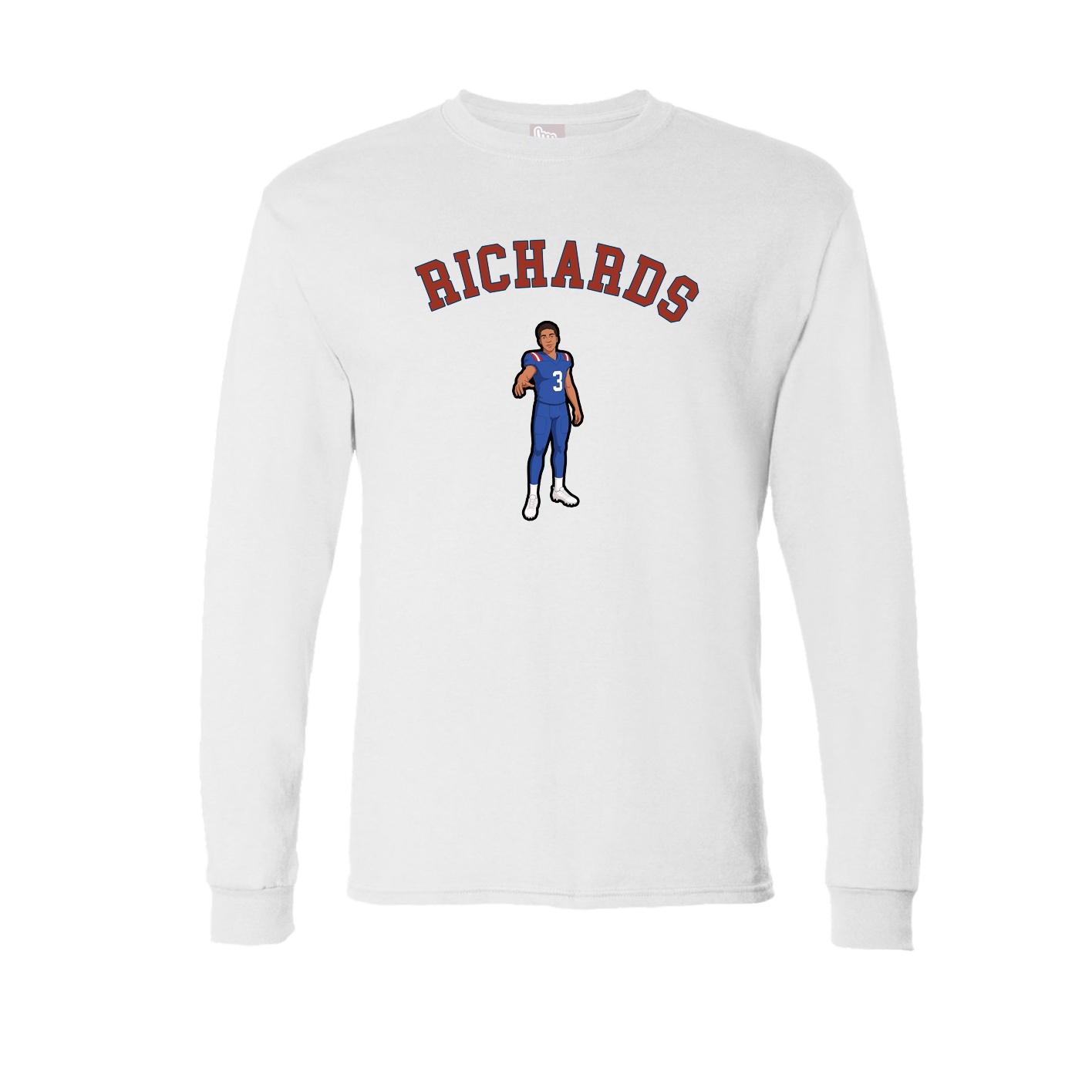 Long Sleeve Tee — Shirsey Arch in White