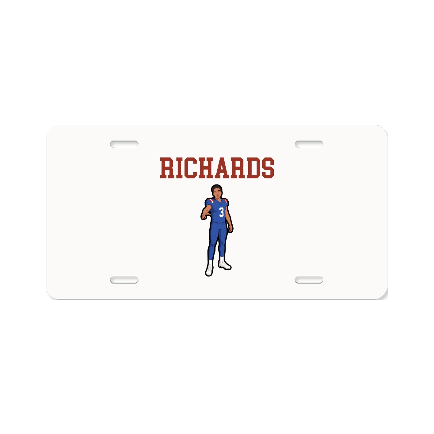 License Plate — Shirsey in Classic