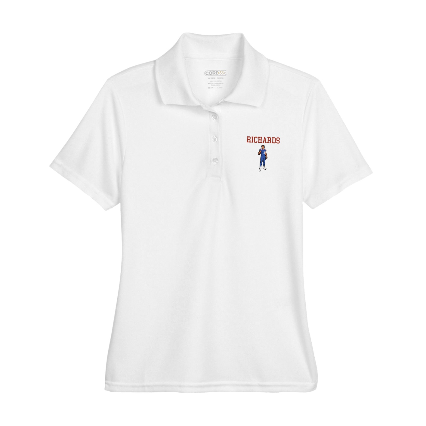 Womens Performance Polo — Shirsey in White