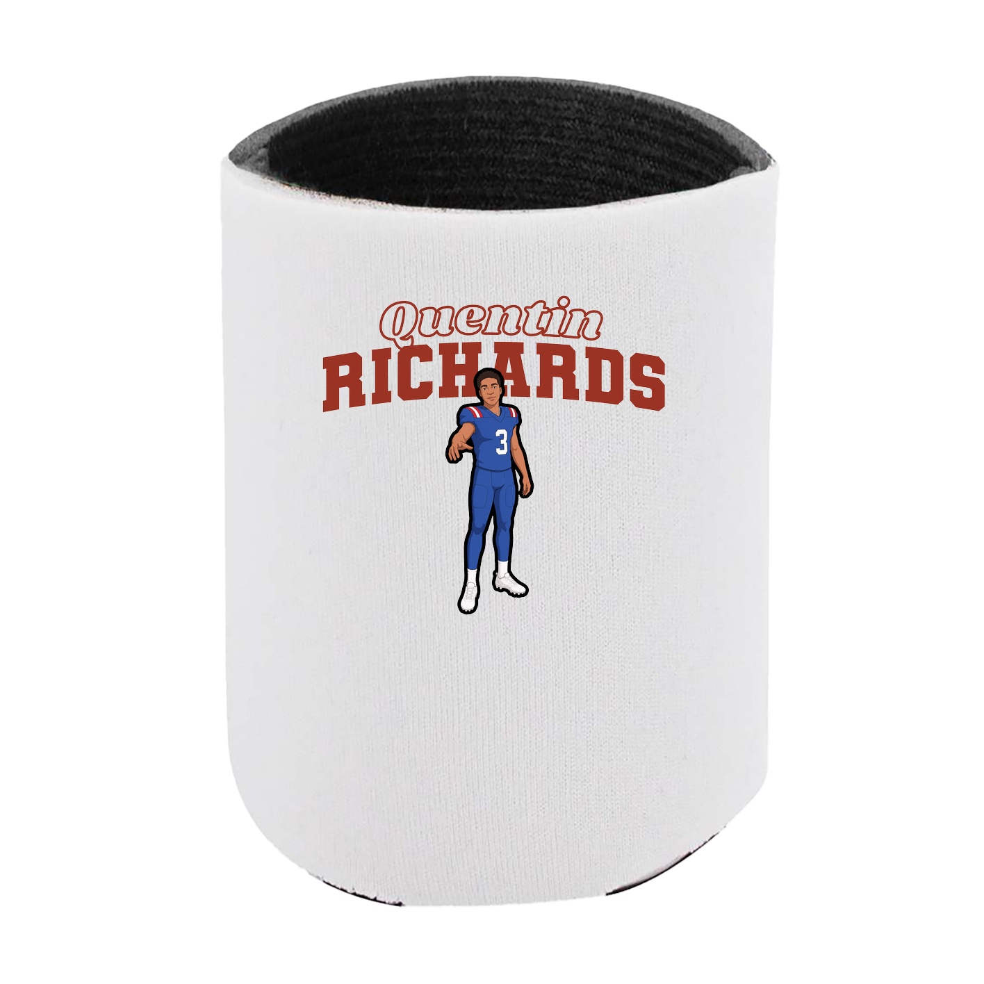 Can Holder — Name Arch in White