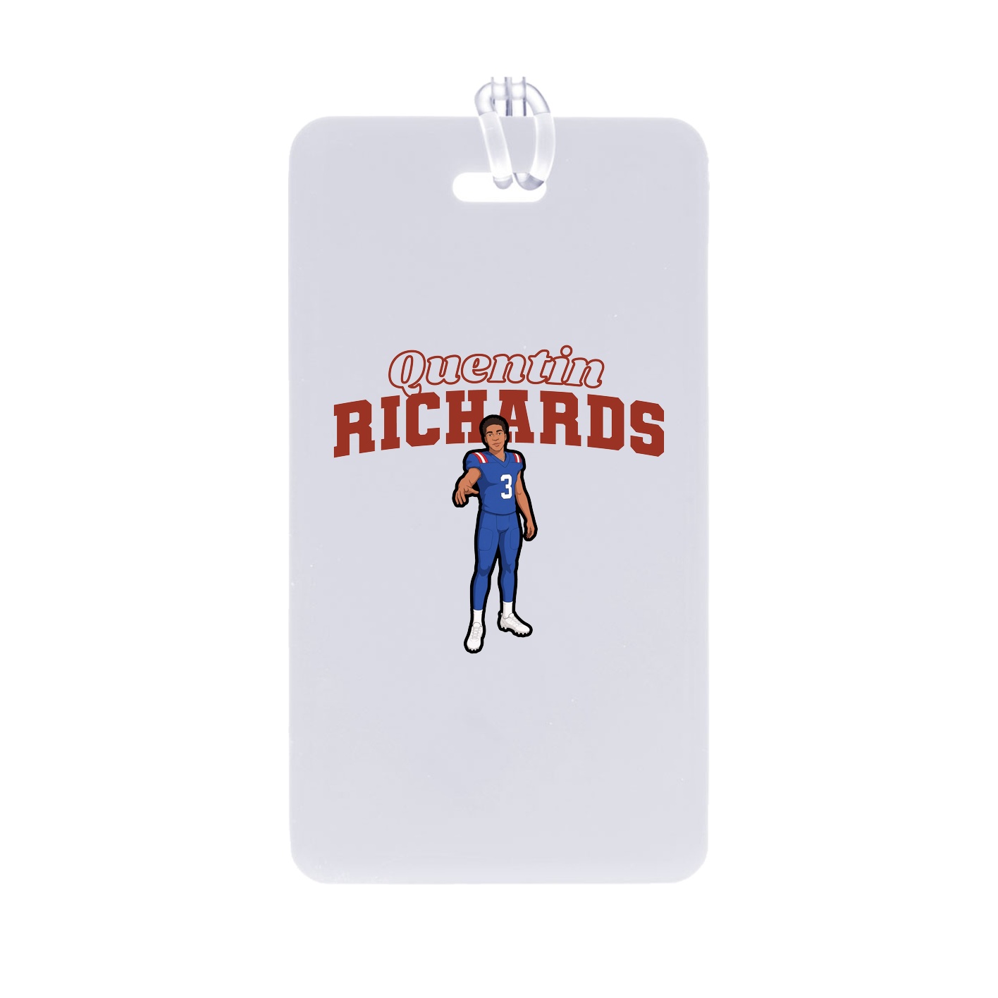 Bag Tag — Name Arch in Classic