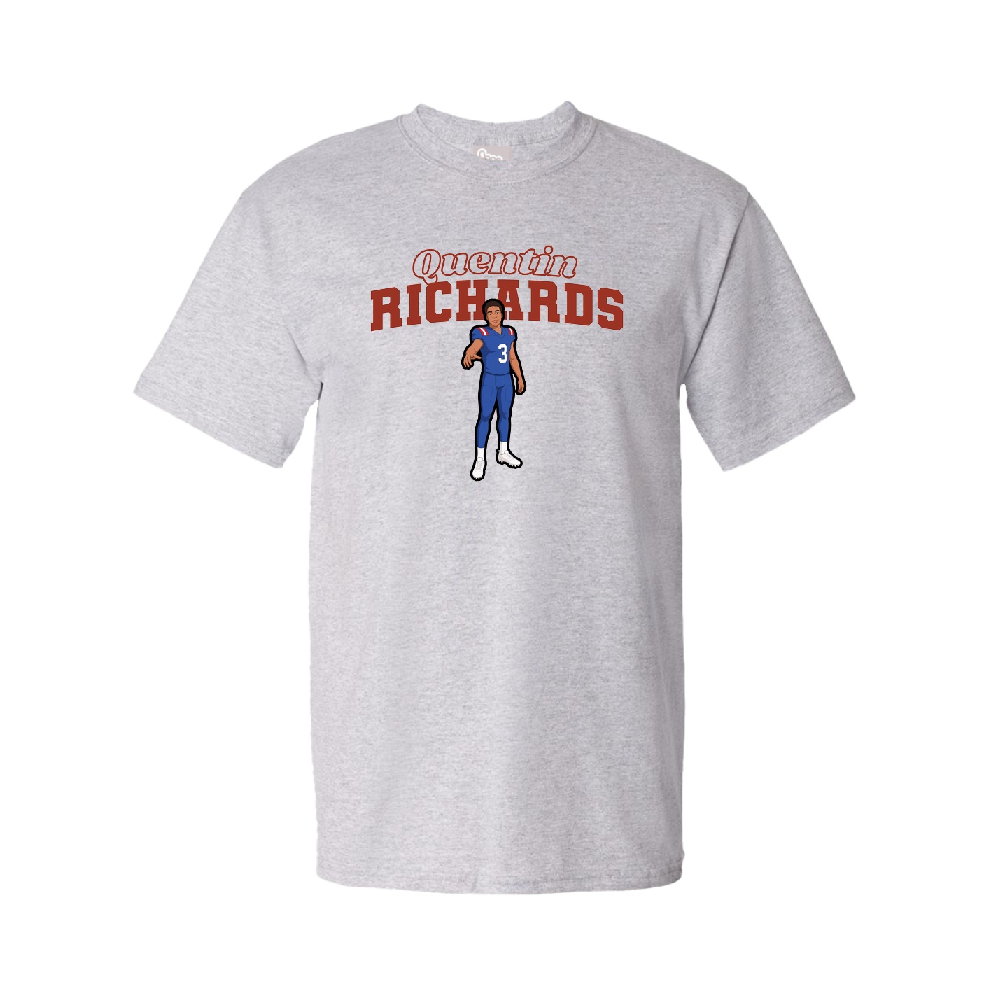 Tee — Name Arch in Grey