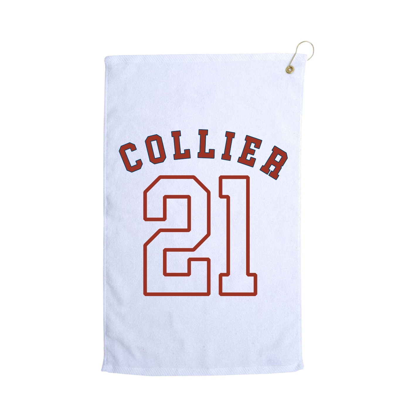 Golf Towel — Shirsey Arch in White
