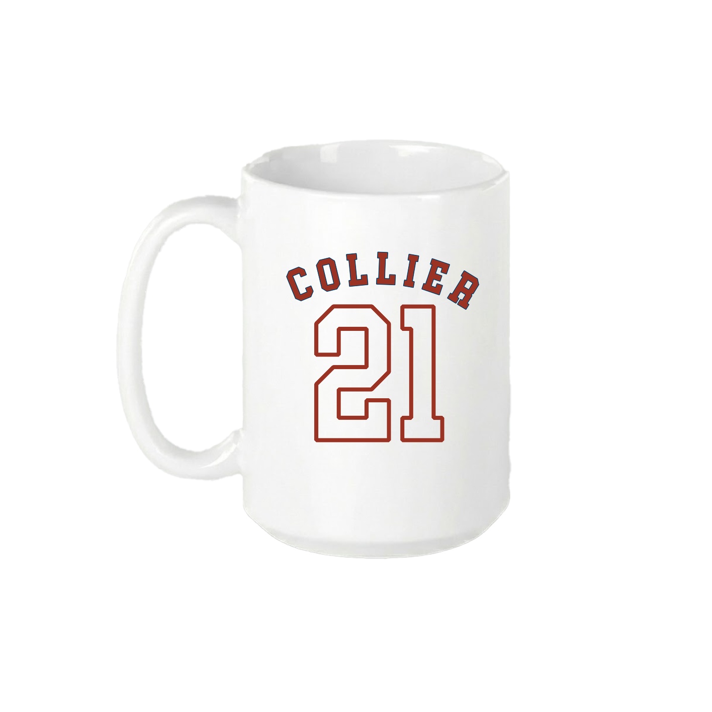 15oz Coffee Mug — Shirsey Arch in White