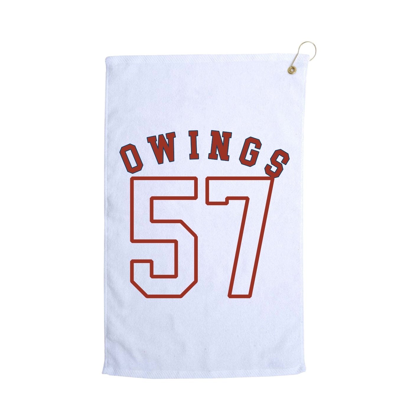 Golf Towel — Shirsey Arch in White