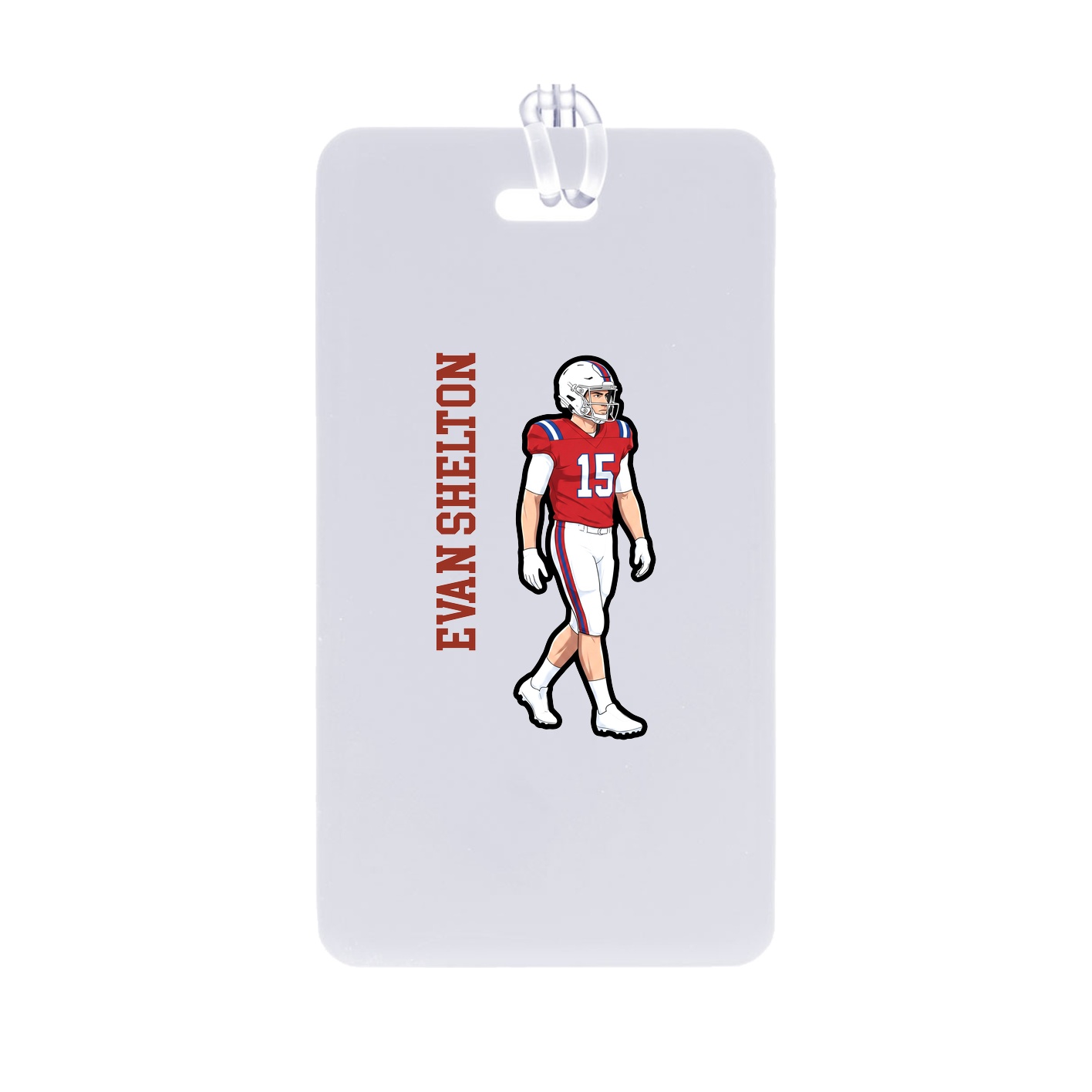 Bag Tag — Name Vertical in Classic