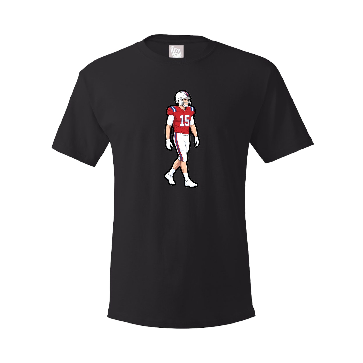 Tee — Name Vertical in Black