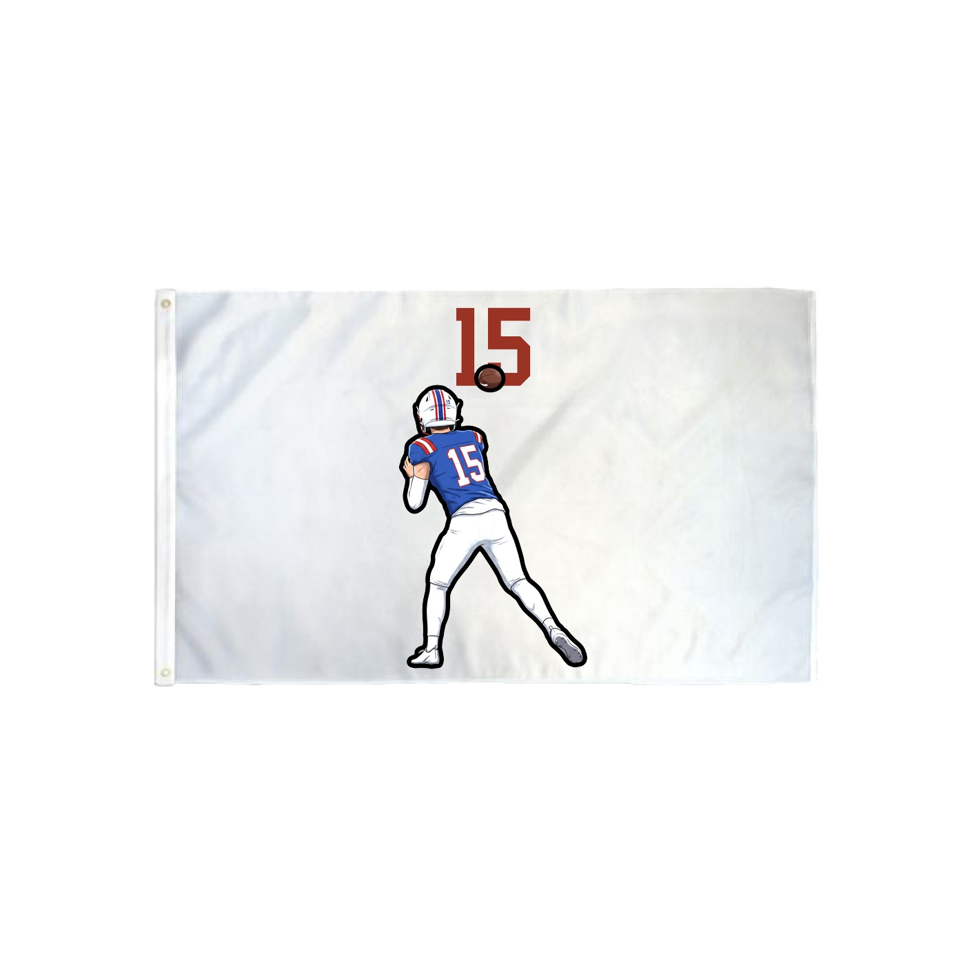 3x5 Flag — Number Top in Classic