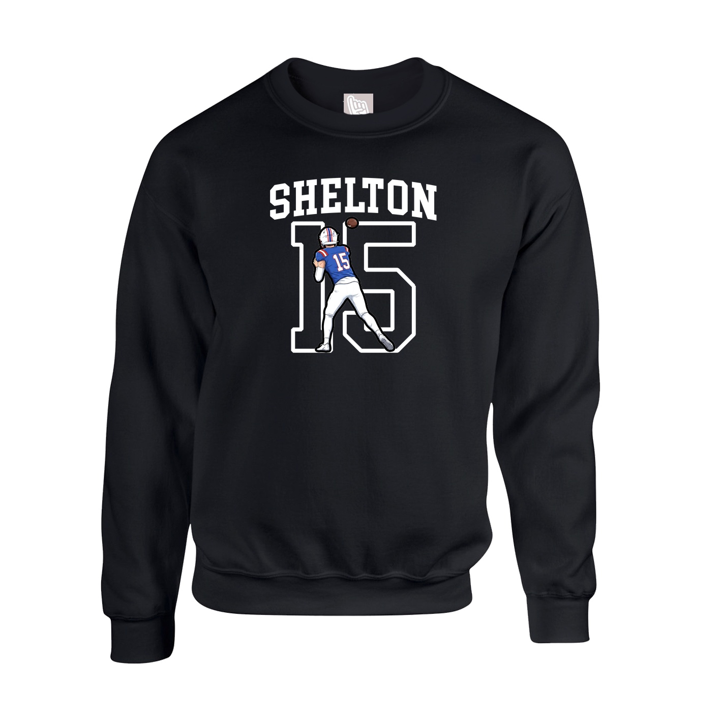 Fleece Crew — Shirsey in Black