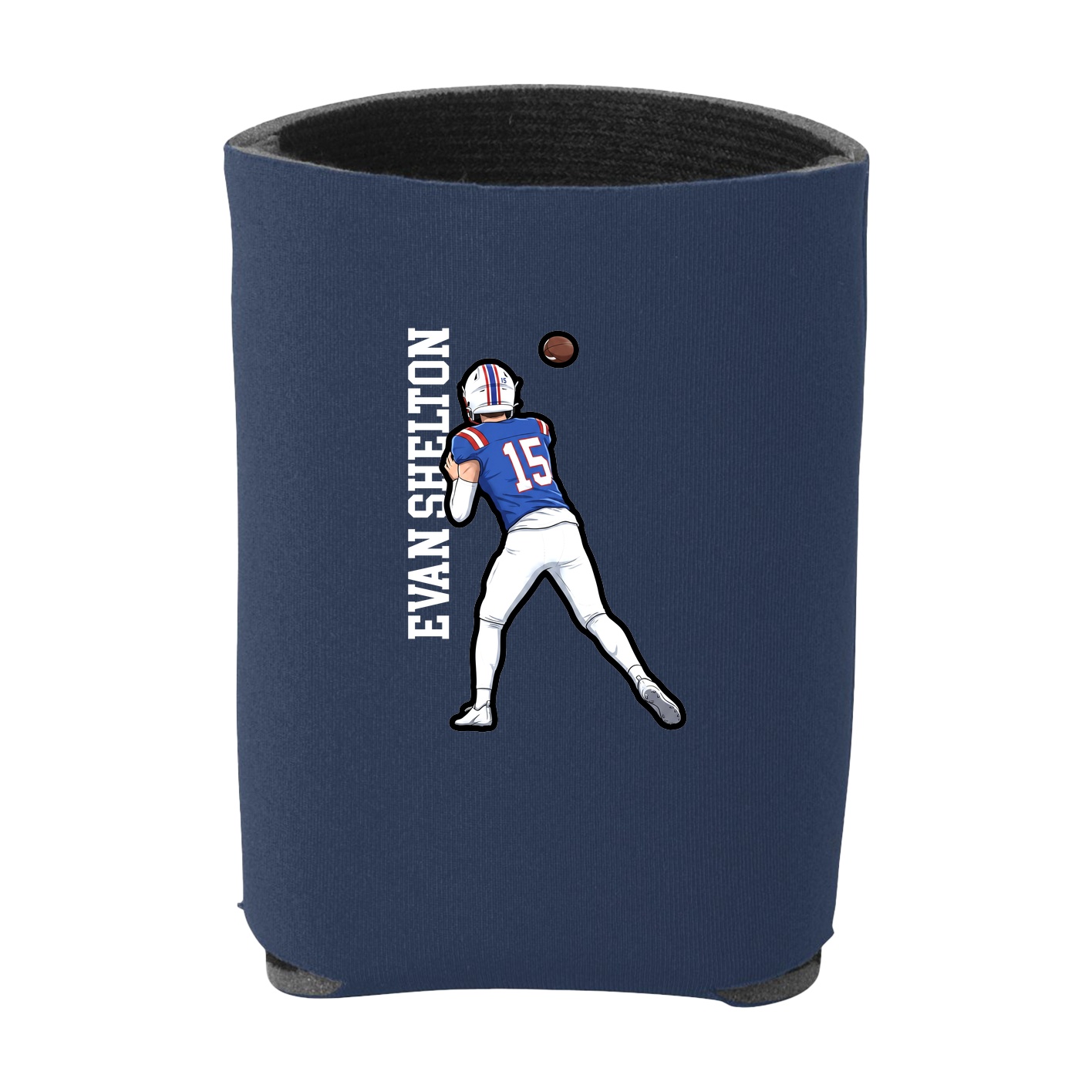 Can Holder — Name Vertical in Navy