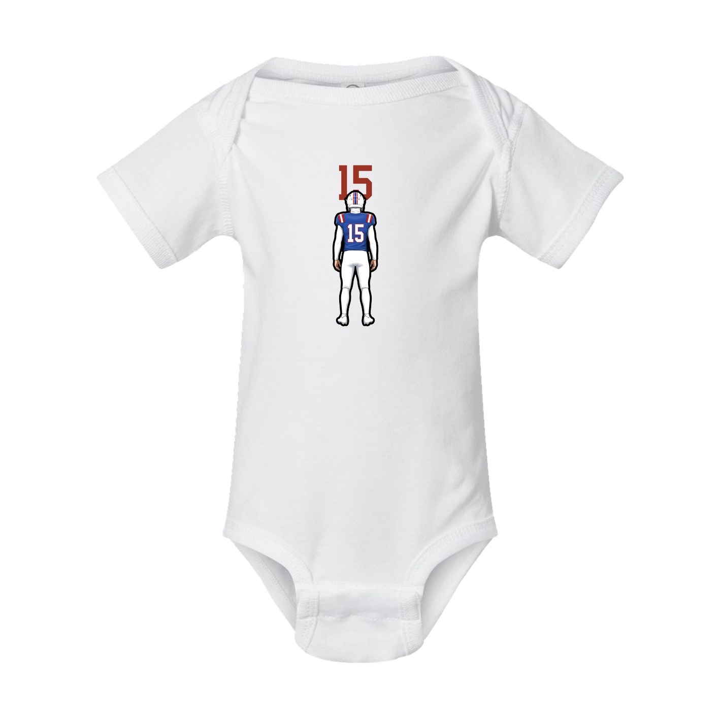 Baby Onesie — Number Top in White
