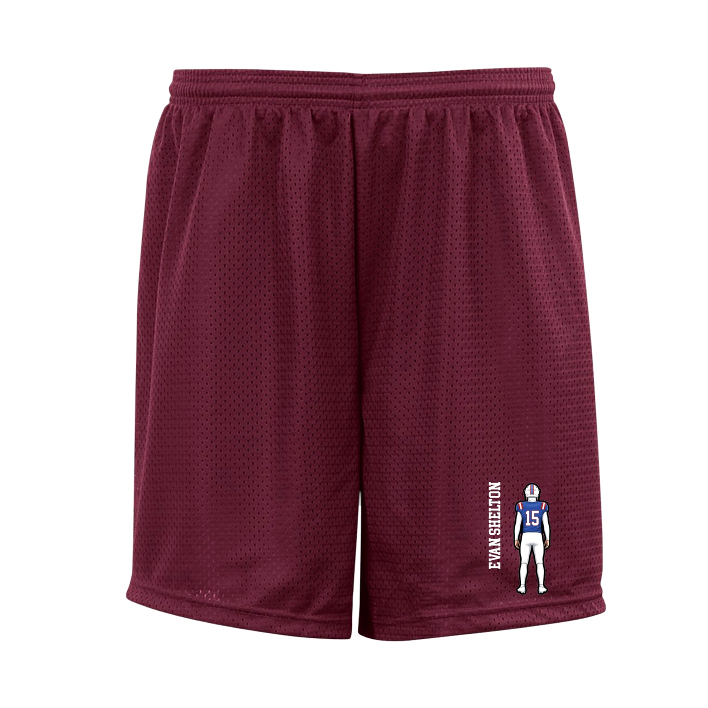 Shorts — Name Vertical in Cardinal