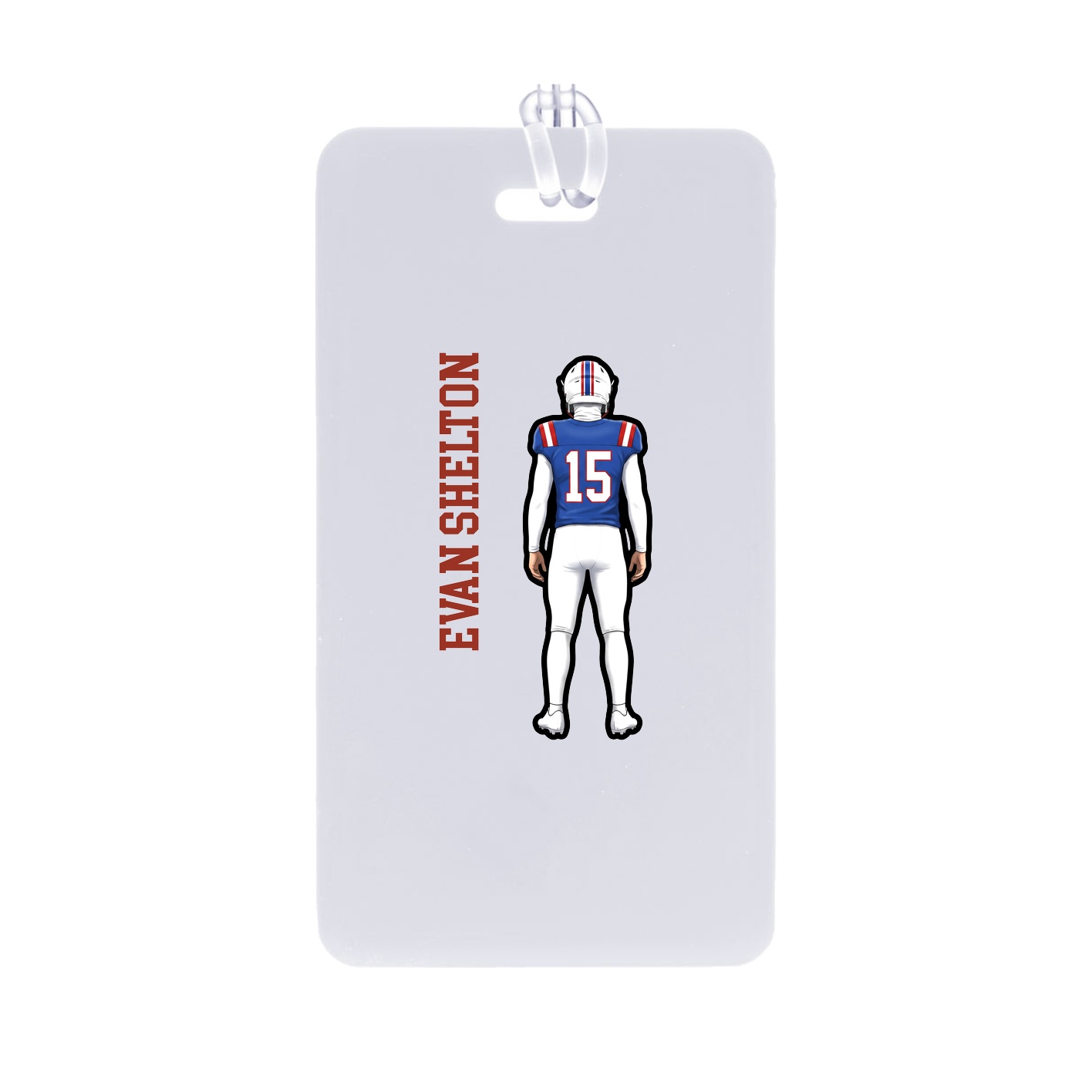 Bag Tag — Name Vertical in Classic