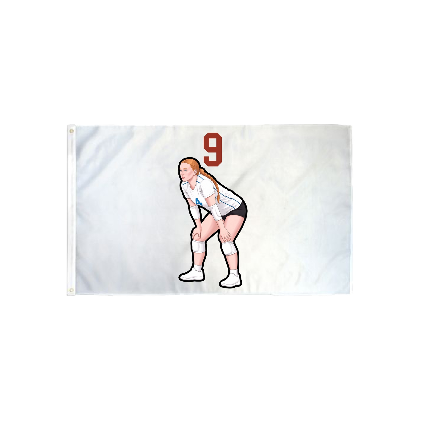 3x5 Flag — Number Top in Classic