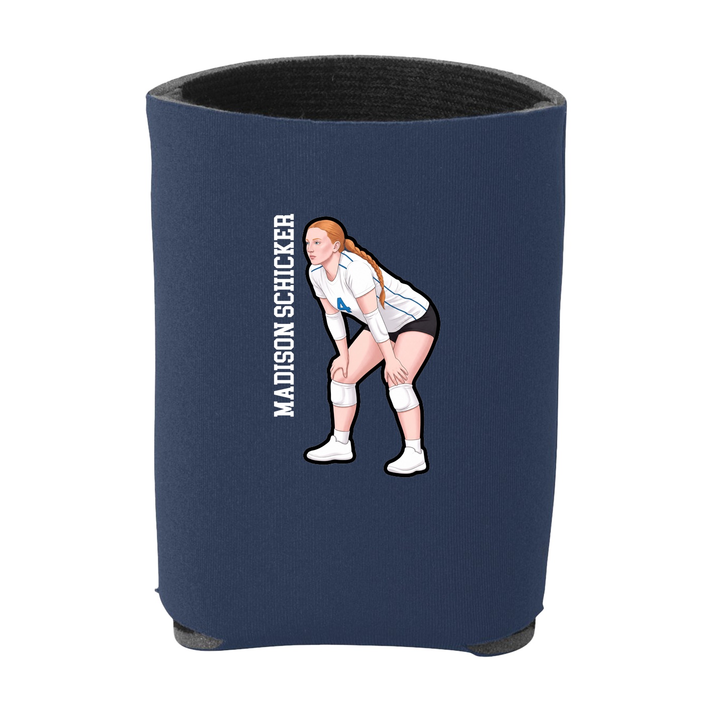 Can Holder — Name Vertical in Navy