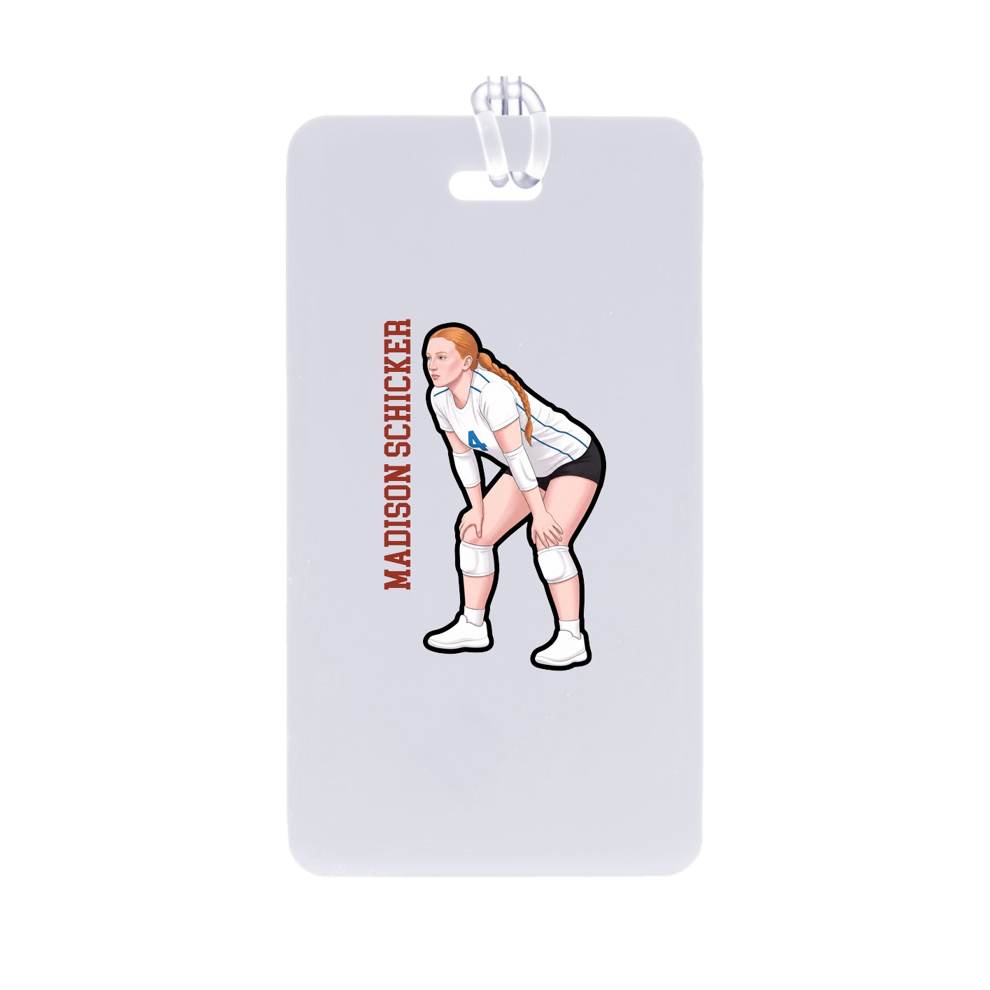 Bag Tag — Name Vertical in Classic