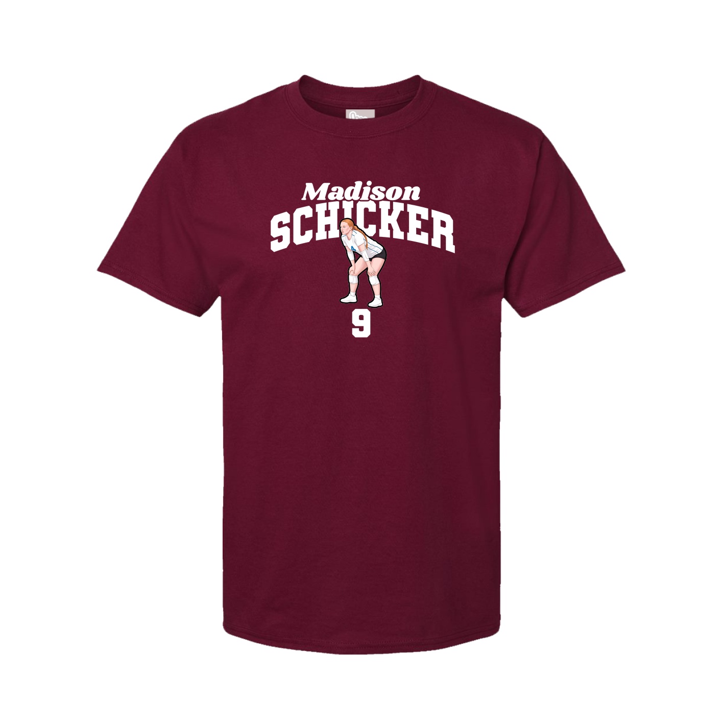Youth Tee — Signature Arch in Cardinal