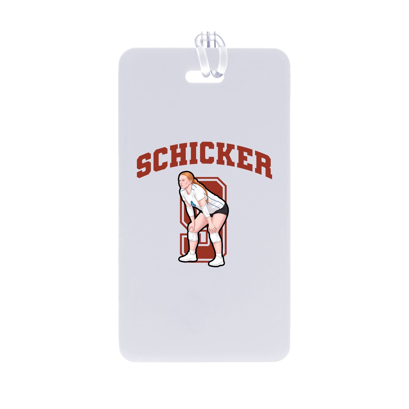 Bag Tag — Number in Classic