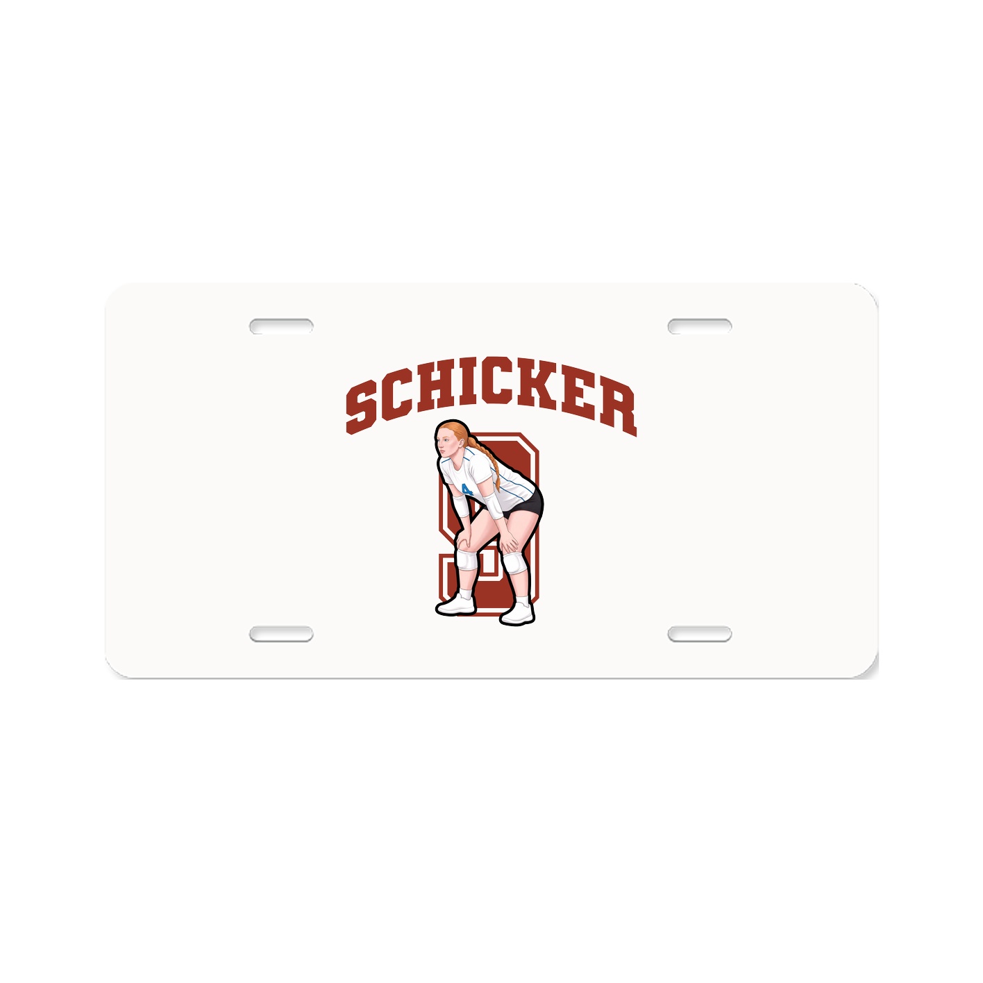 License Plate — Number in Classic