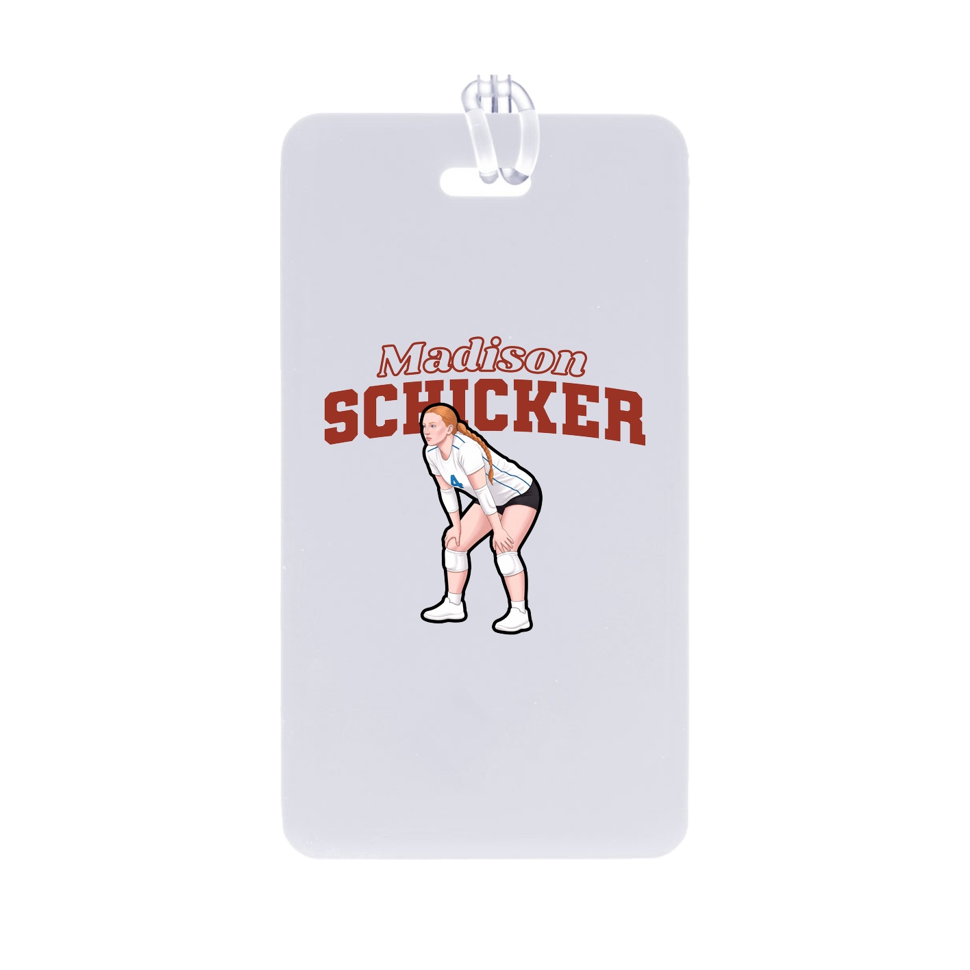 Bag Tag — Name Arch in Classic