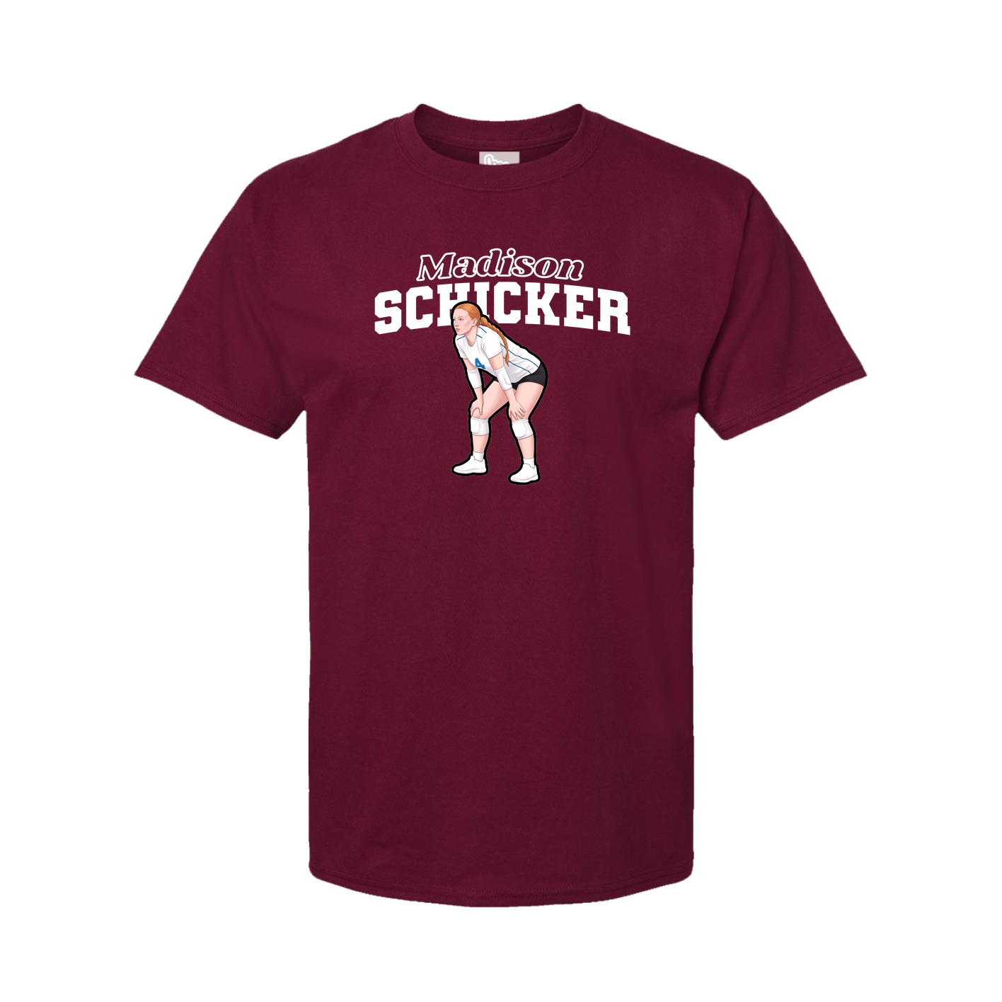 Youth Tee — Name Arch in Cardinal