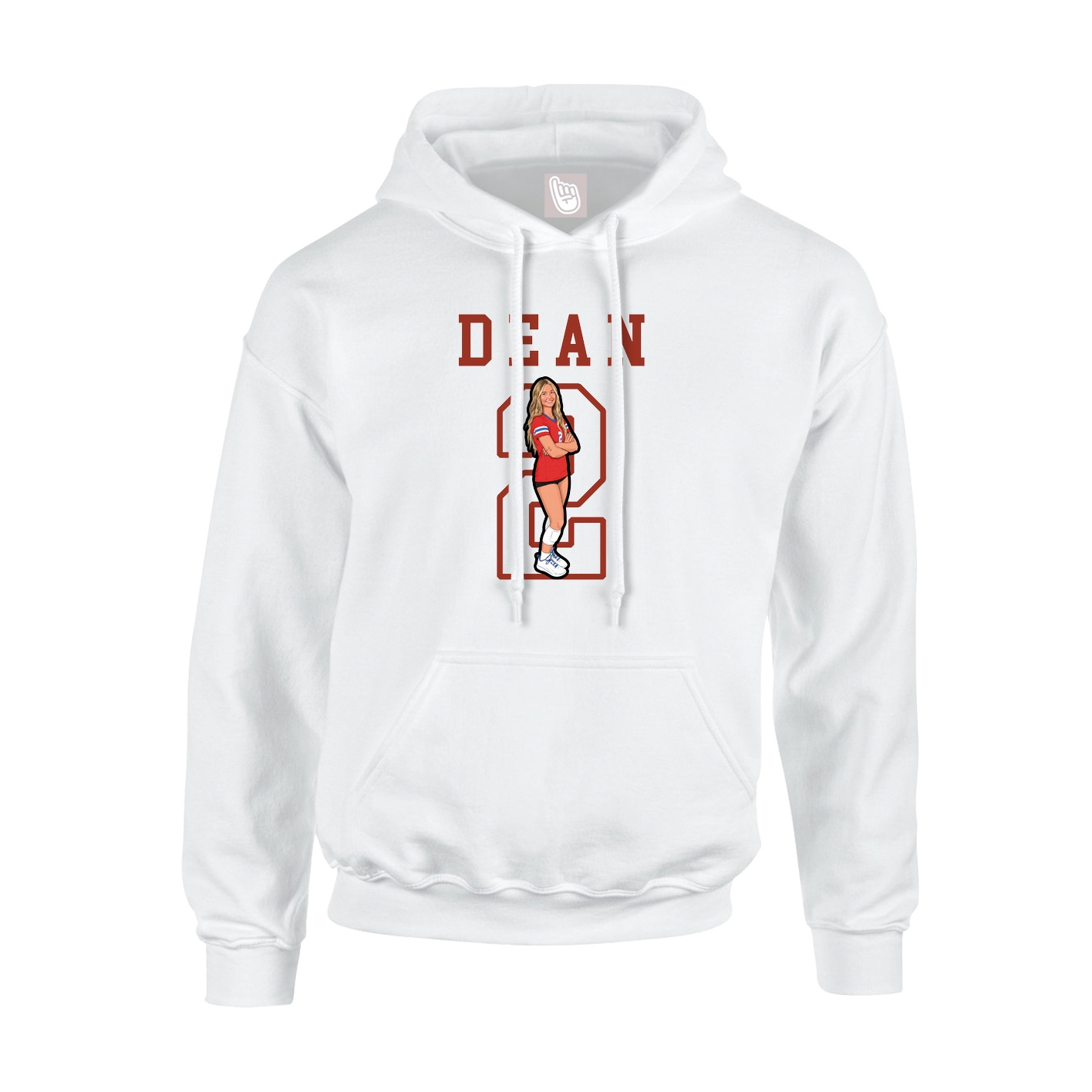 Hoodie — Shirsey in White