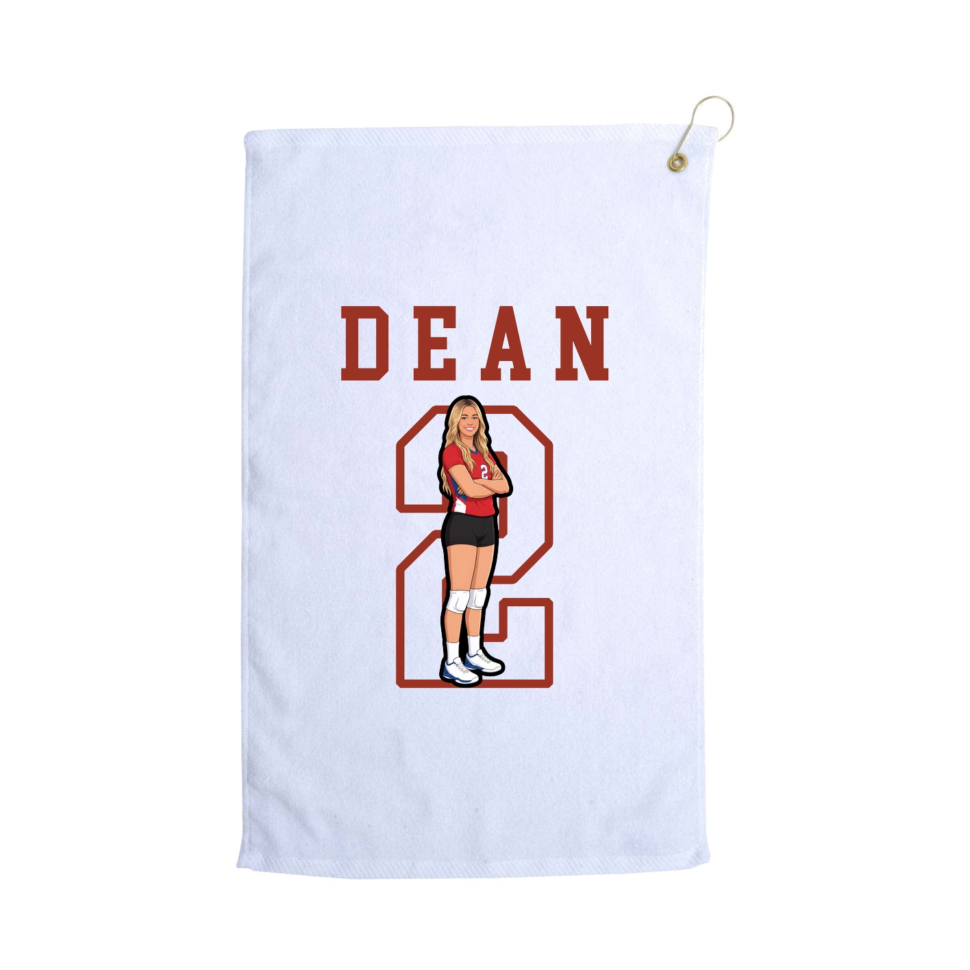 Golf Towel — Shirsey in White
