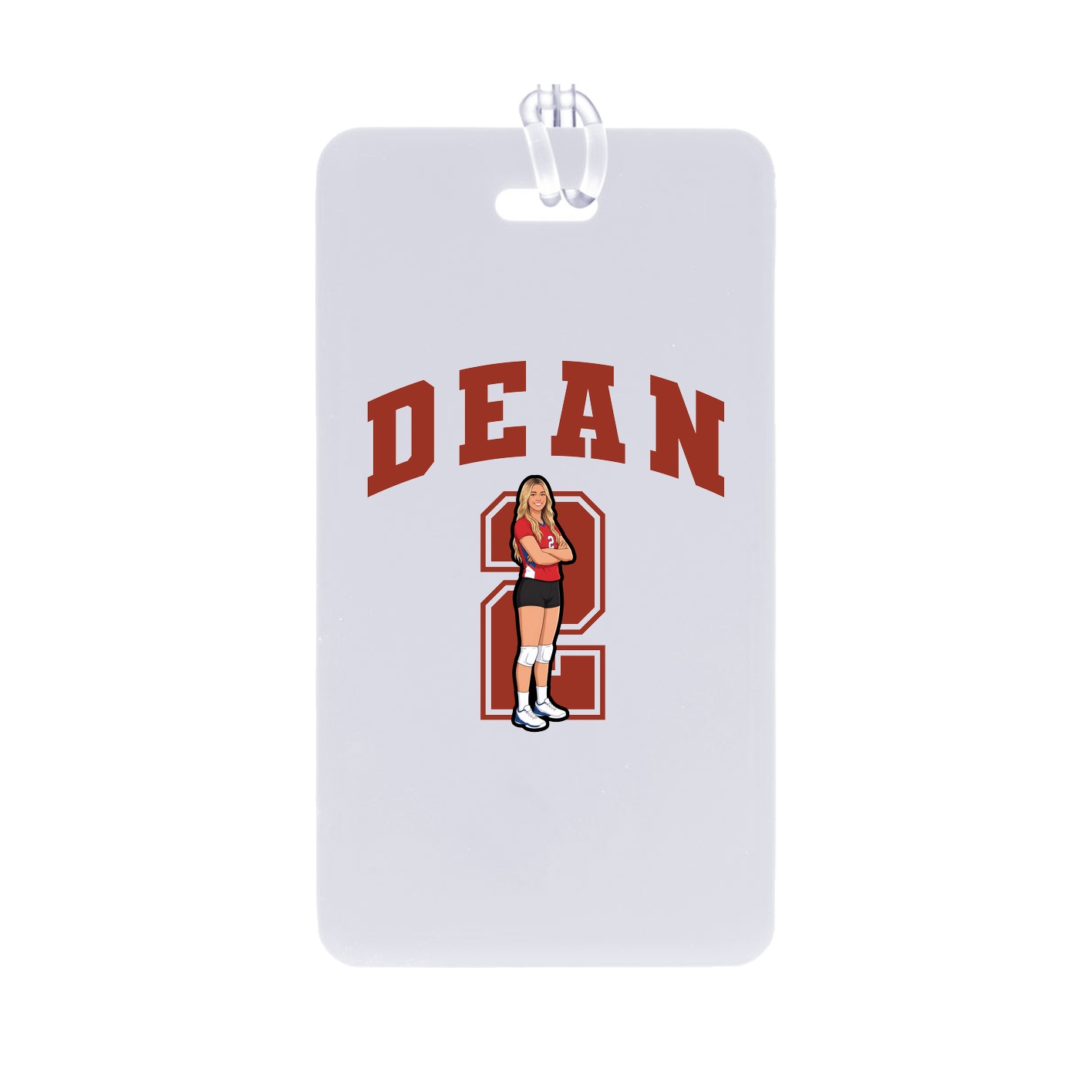 Bag Tag — Number in Classic