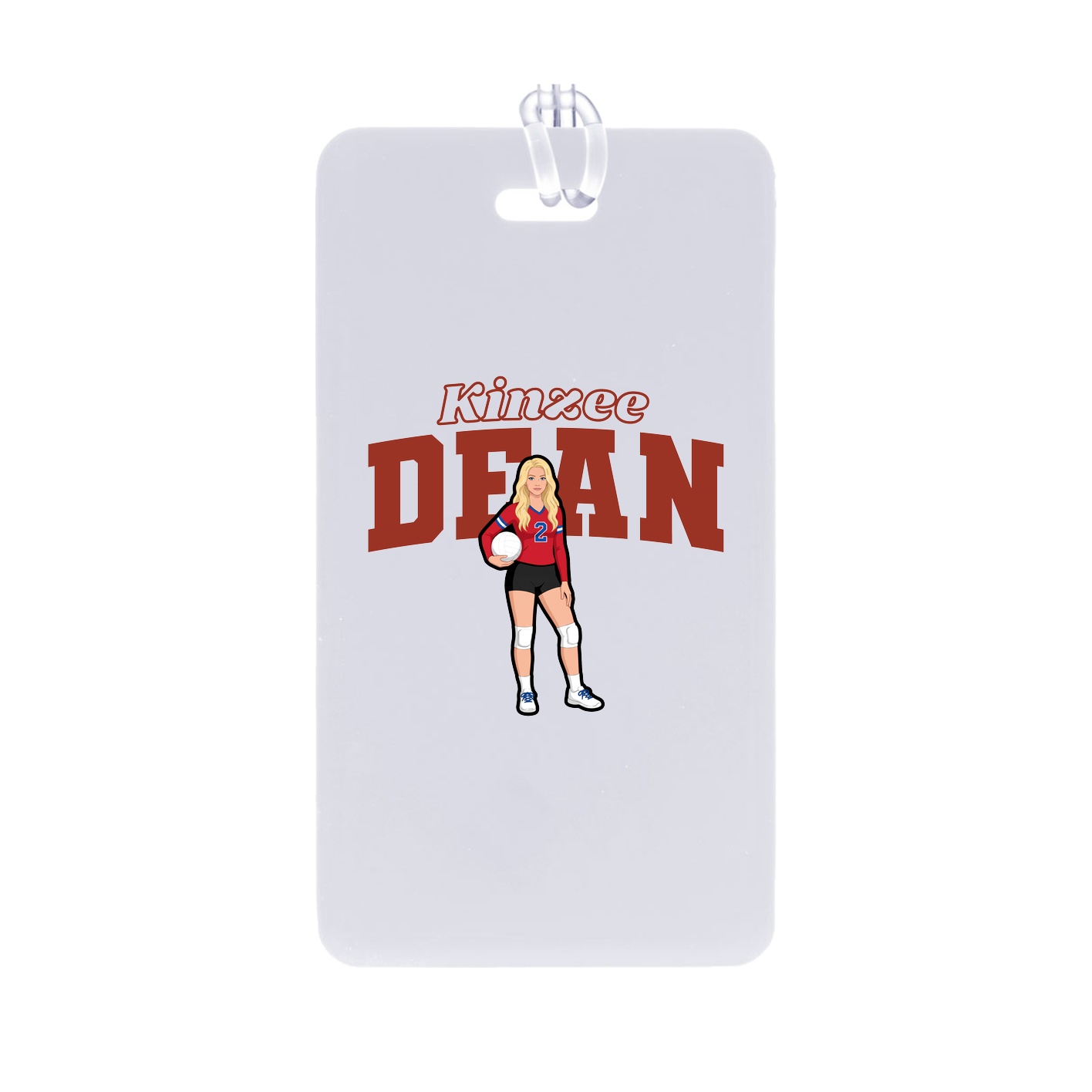 Bag Tag — Name Arch in Classic