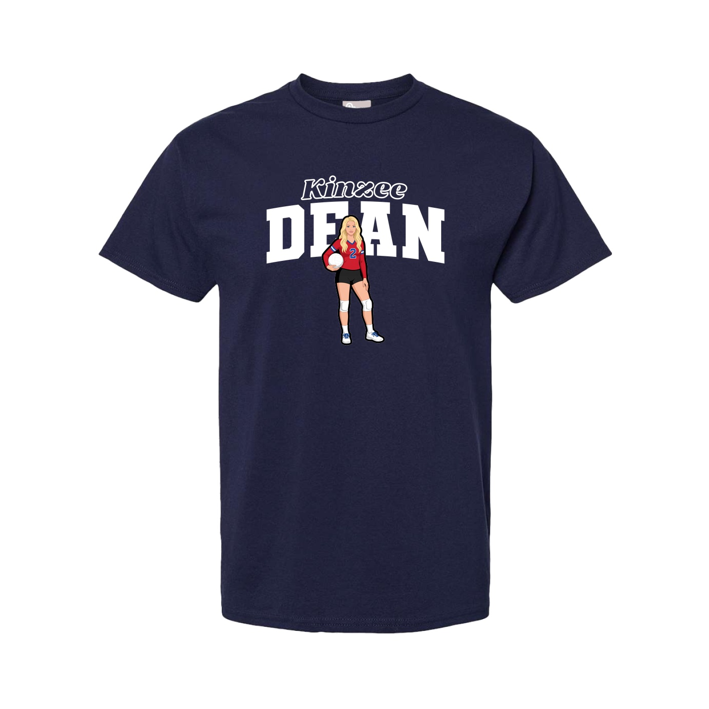 Tee — Name Arch in Navy