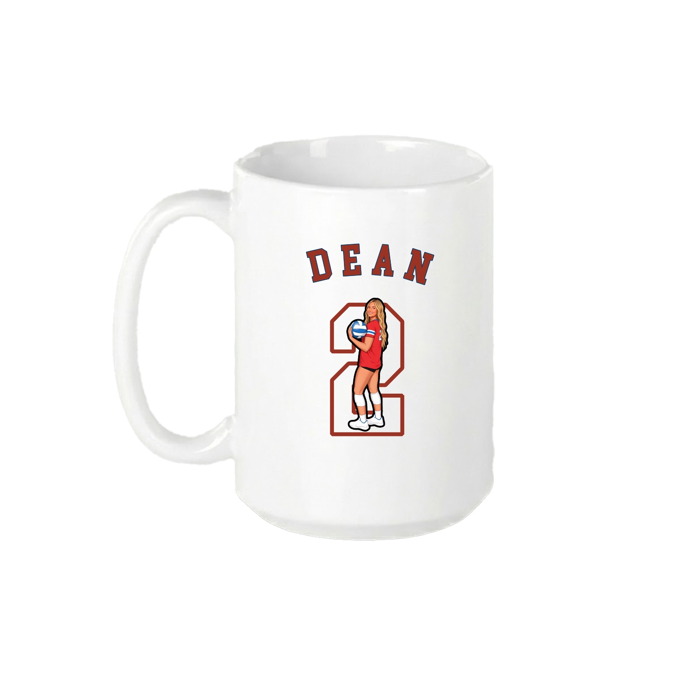 15oz Coffee Mug — Shirsey Arch in White
