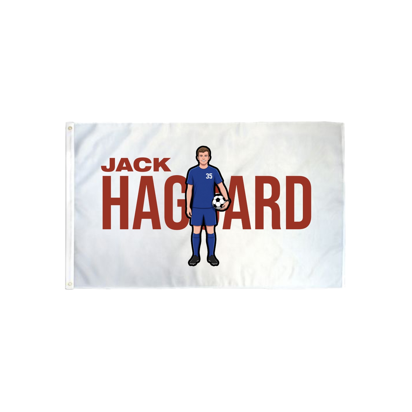 3x5 Flag — Player Name in Classic