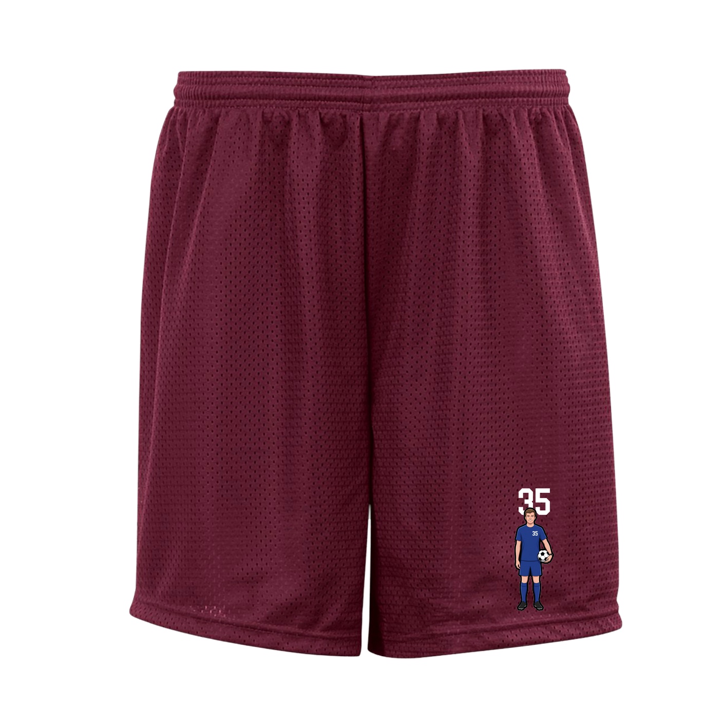 Shorts — Number Top in Cardinal
