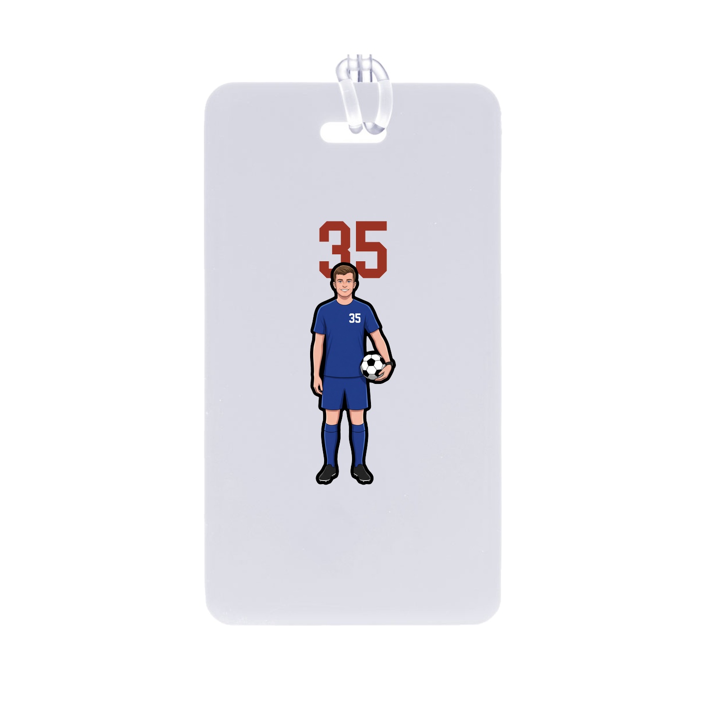 Bag Tag — Number Top in Classic